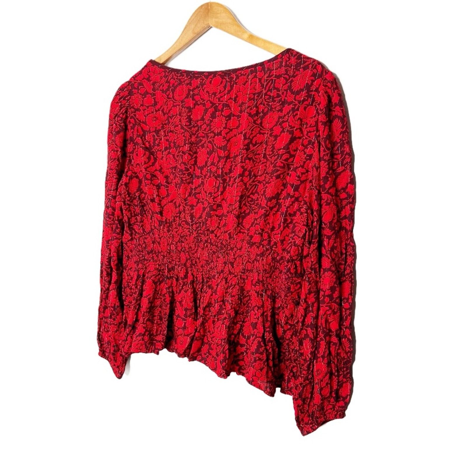 Target Basics New with Tag Knox Rose Women’s Floral Peplum Blouse Top Size XXL / US 16-18 / IT 52-54 - 11 Thumbnail