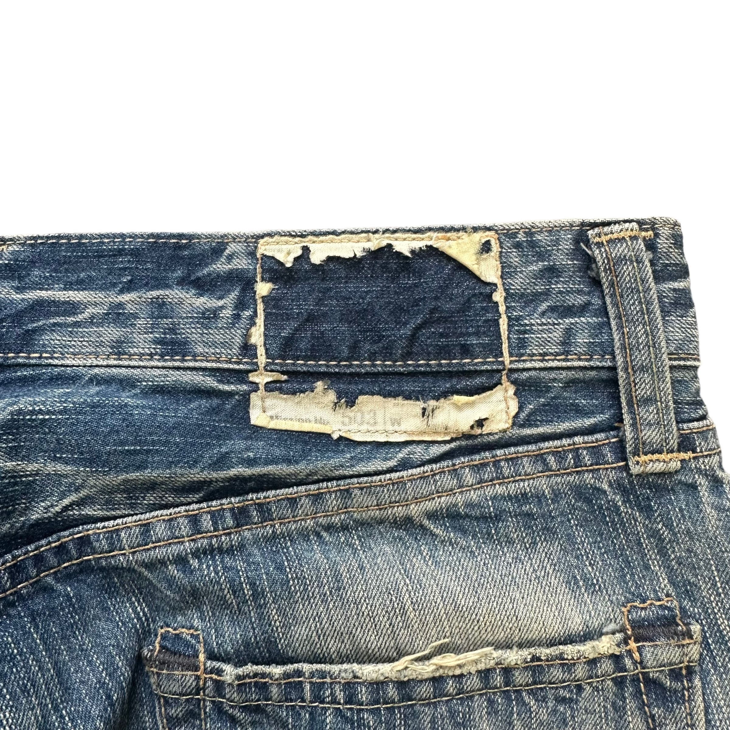 Edwin TRASHED EDWIN 503 WASHED DENIM PANTS #7793-176 Size US 32 / EU 48 - 14 Thumbnail
