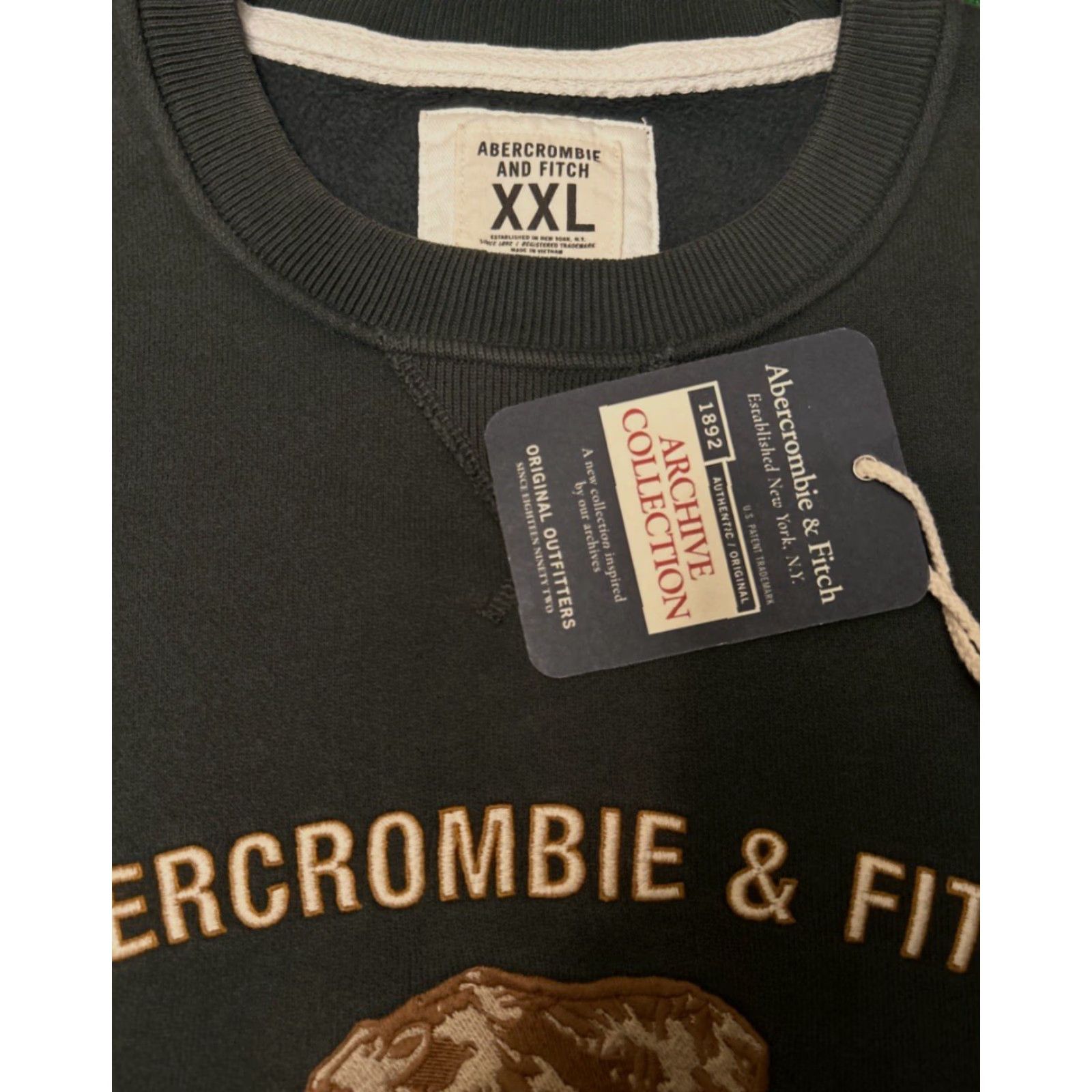 Abercrombie & Fitch Abercrombie & Fitch Vintage Archive Collection Crewneck Sweater Outdoors XXL NWT Size US XXL / EU 58 / 5 - 2 Thumbnail