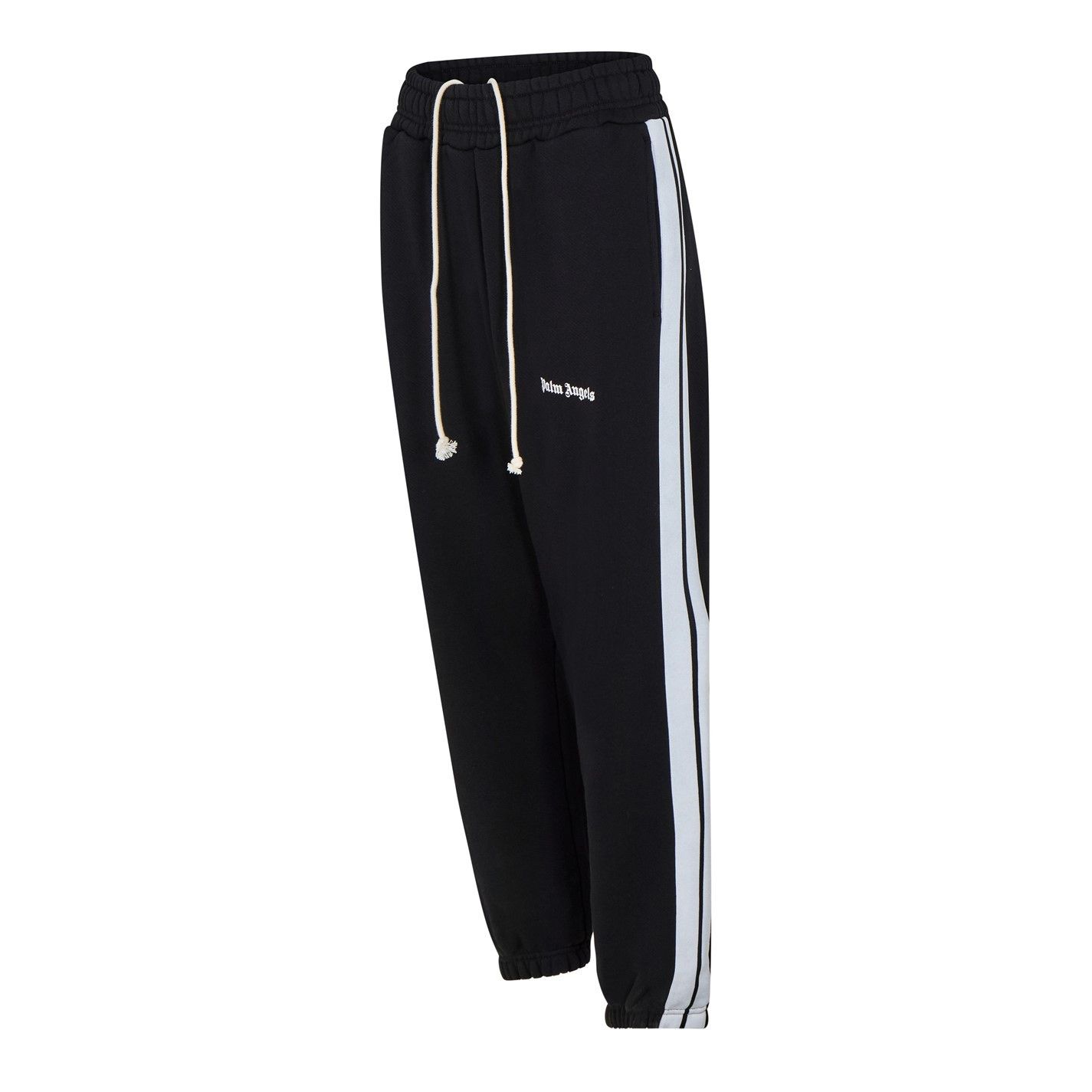 Palm Angels o1g2r1mq0325 Classic Logo Sweatpants in Black & White Size 22" - 4 Thumbnail
