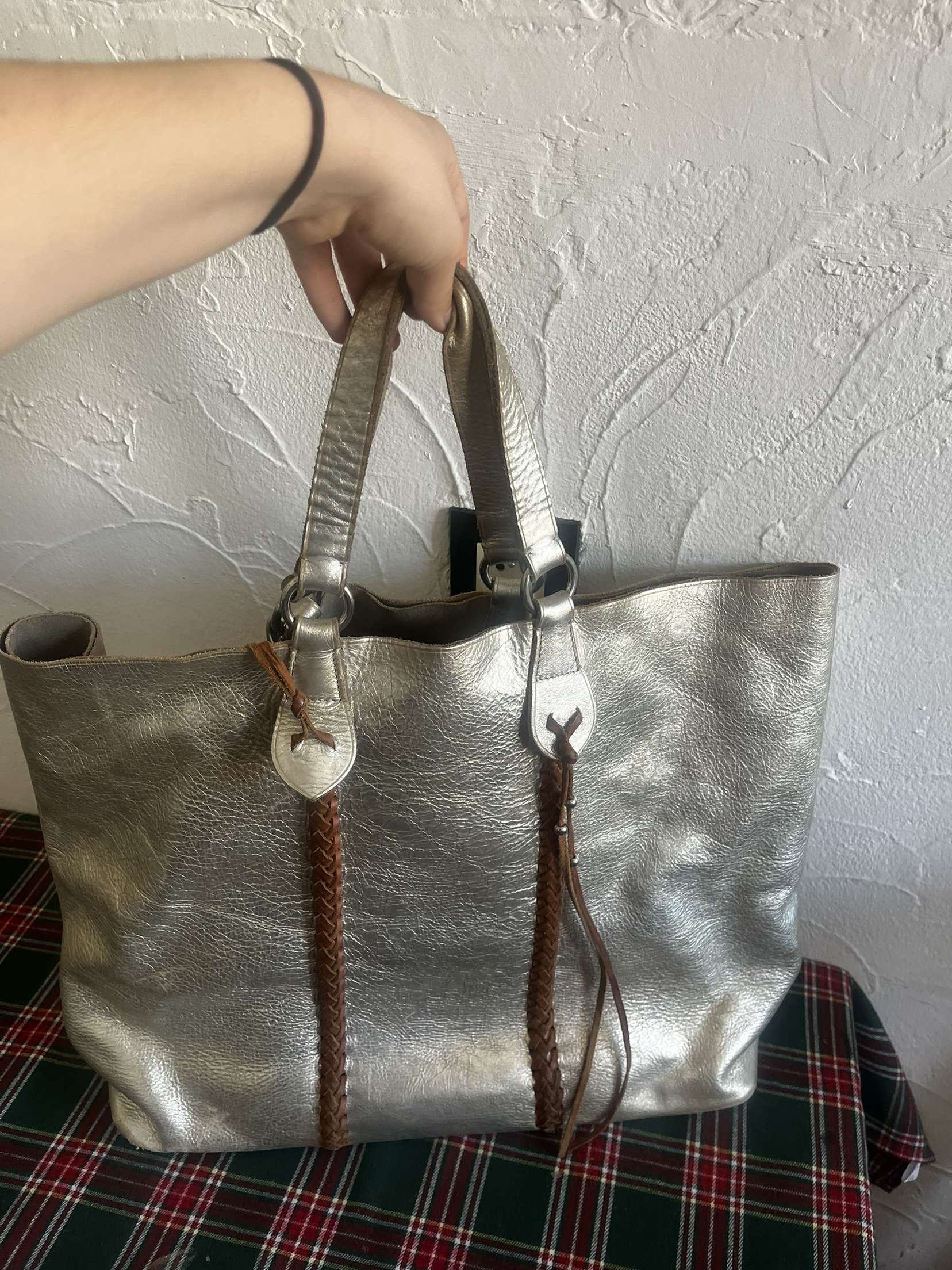 Ralph Lauren Purple Label Ralph Lauren silver bag spring-summer 2011 Size ONE SIZE - 1 Thumbnail