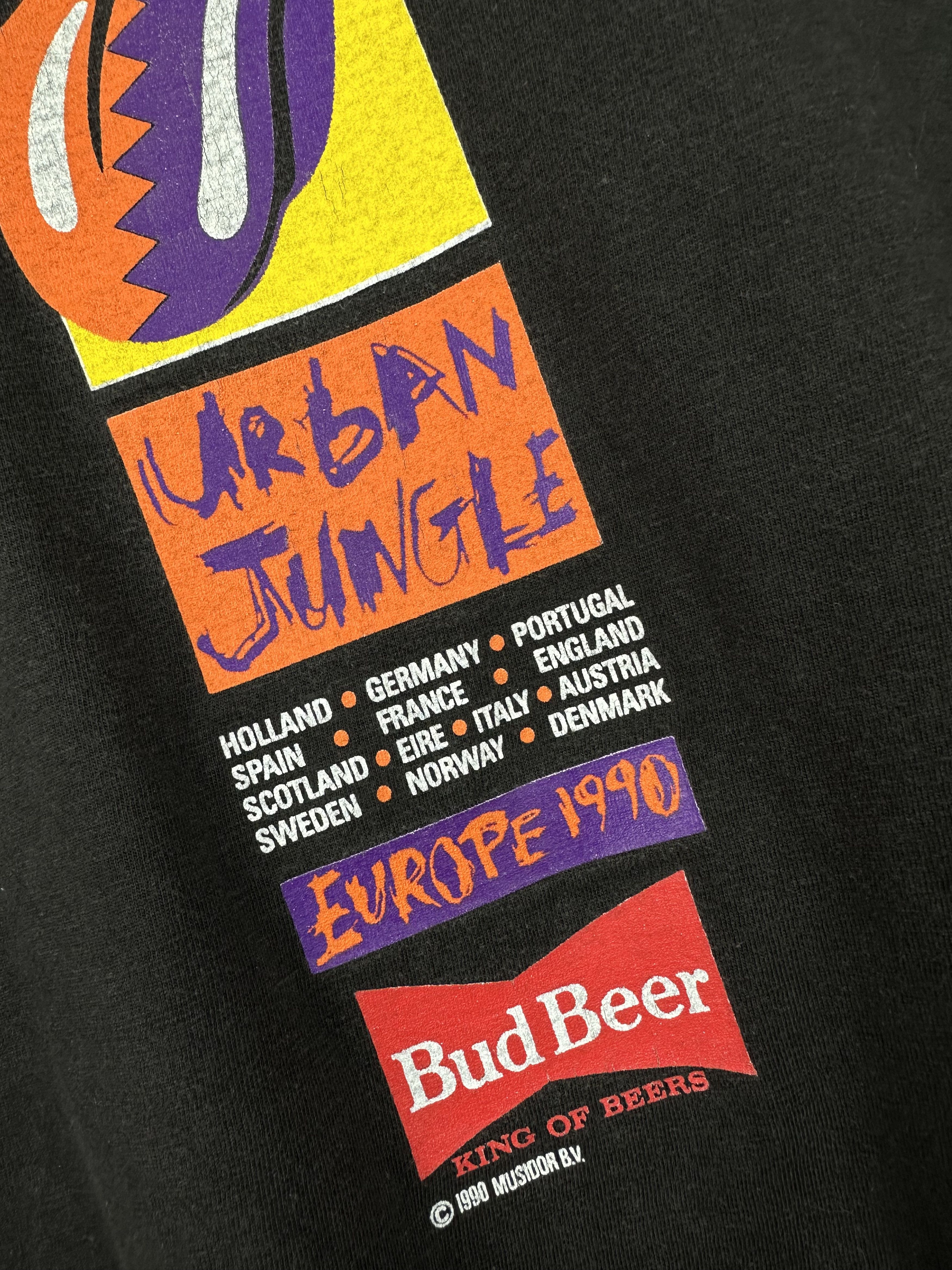 Band Tees Vintage 1990 Rolling Stones Urban Jungle Tour Shirt Tee Rare Size US XL / EU 56 / 4 - 16 Thumbnail