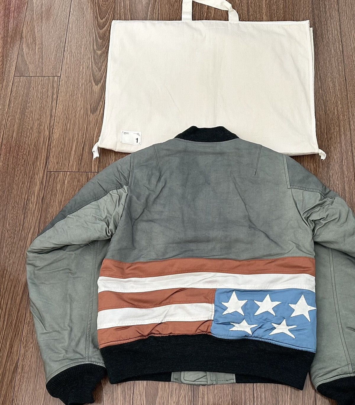 Visvim VISVIM 15AW THORSON JKT STARS & FLAG MA-1 Jacket Size US XS / EU 42 / 0 - 2 Thumbnail