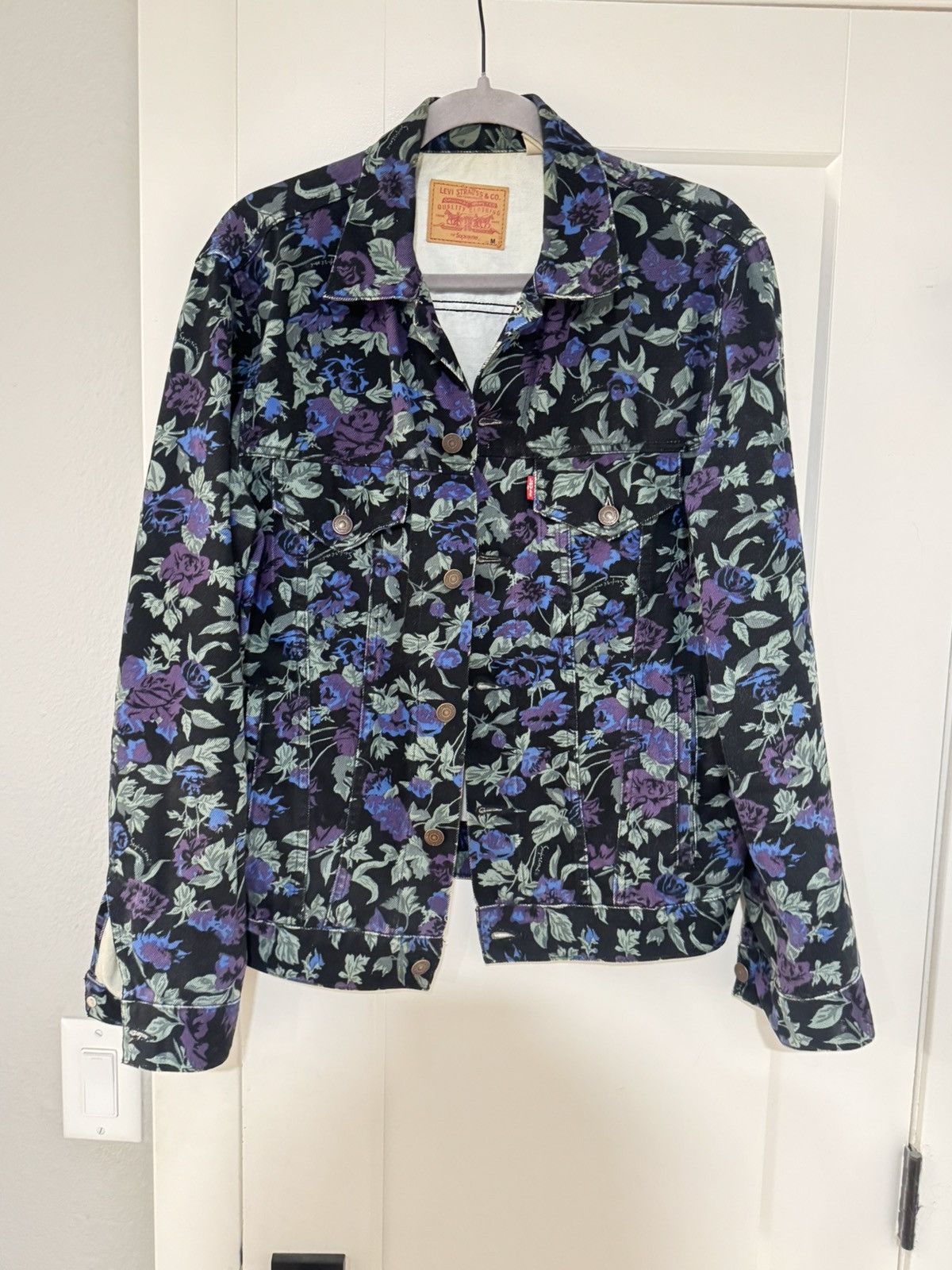 Supreme Levis Floral Jacket | Grailed
