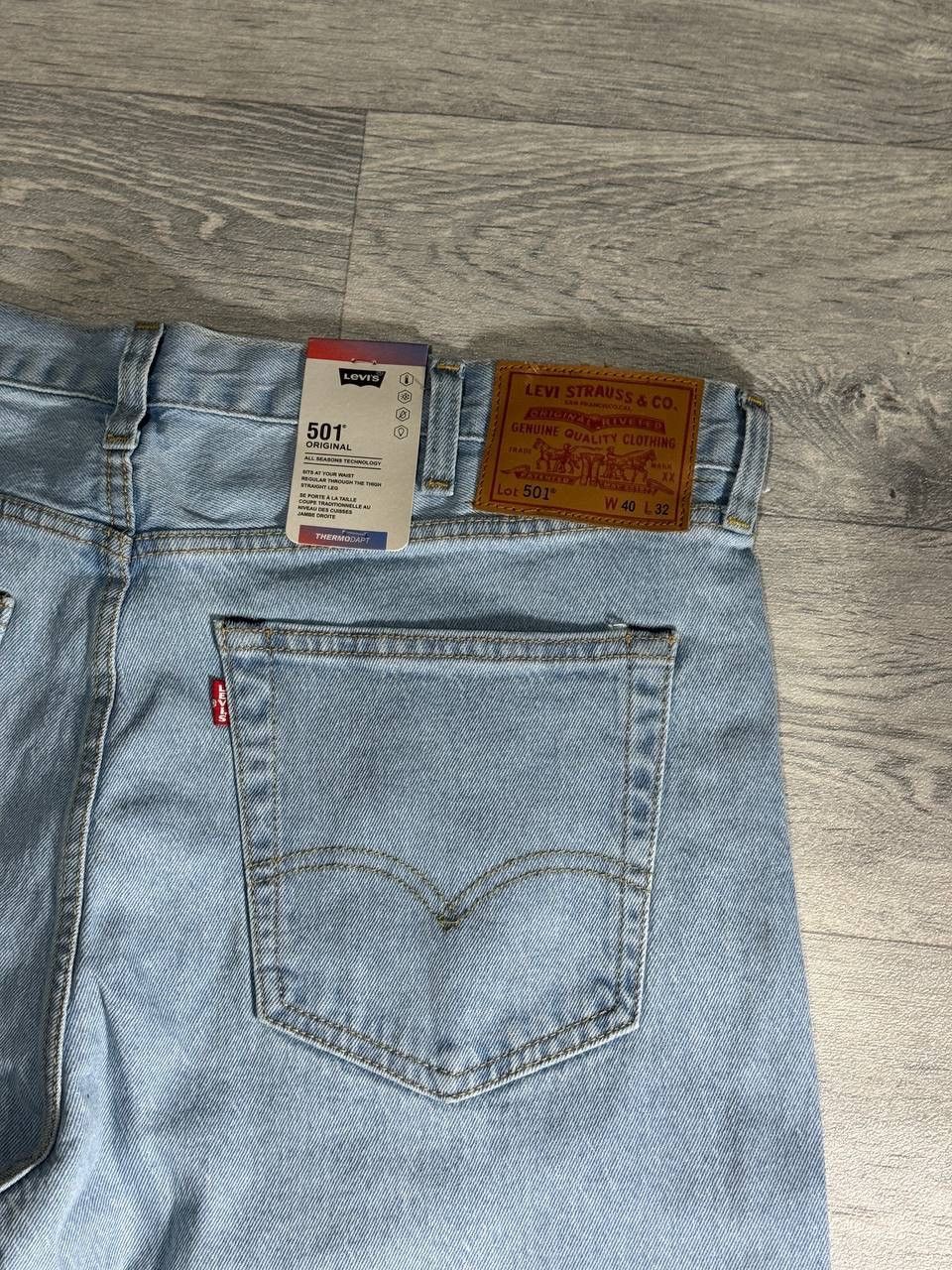 Levi's Levi’s 501 Thermodapt Jeans in Light Blue W40 L32 Size US 40 / EU 56 - 5 Thumbnail