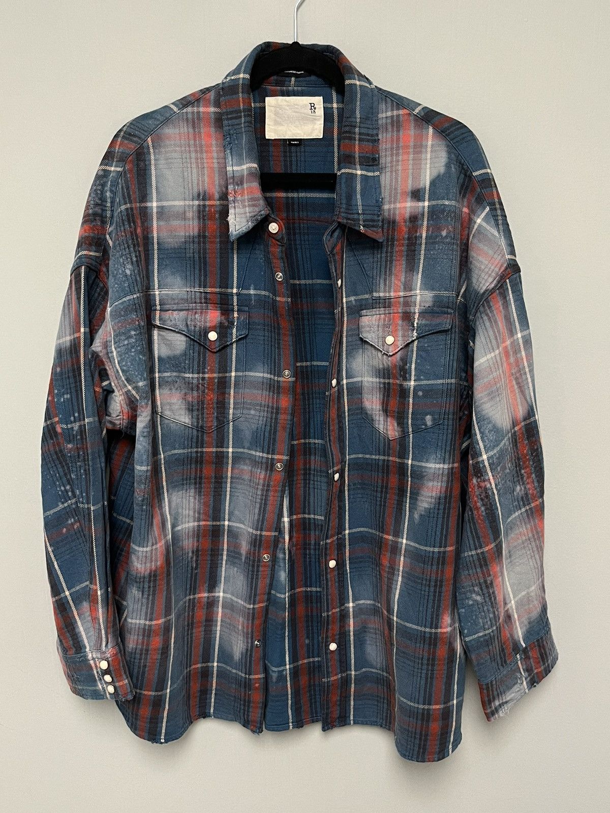 R13 Bleached oversized cowboy shirt. Small Size S / US 4 / IT 40 - 12 Thumbnail