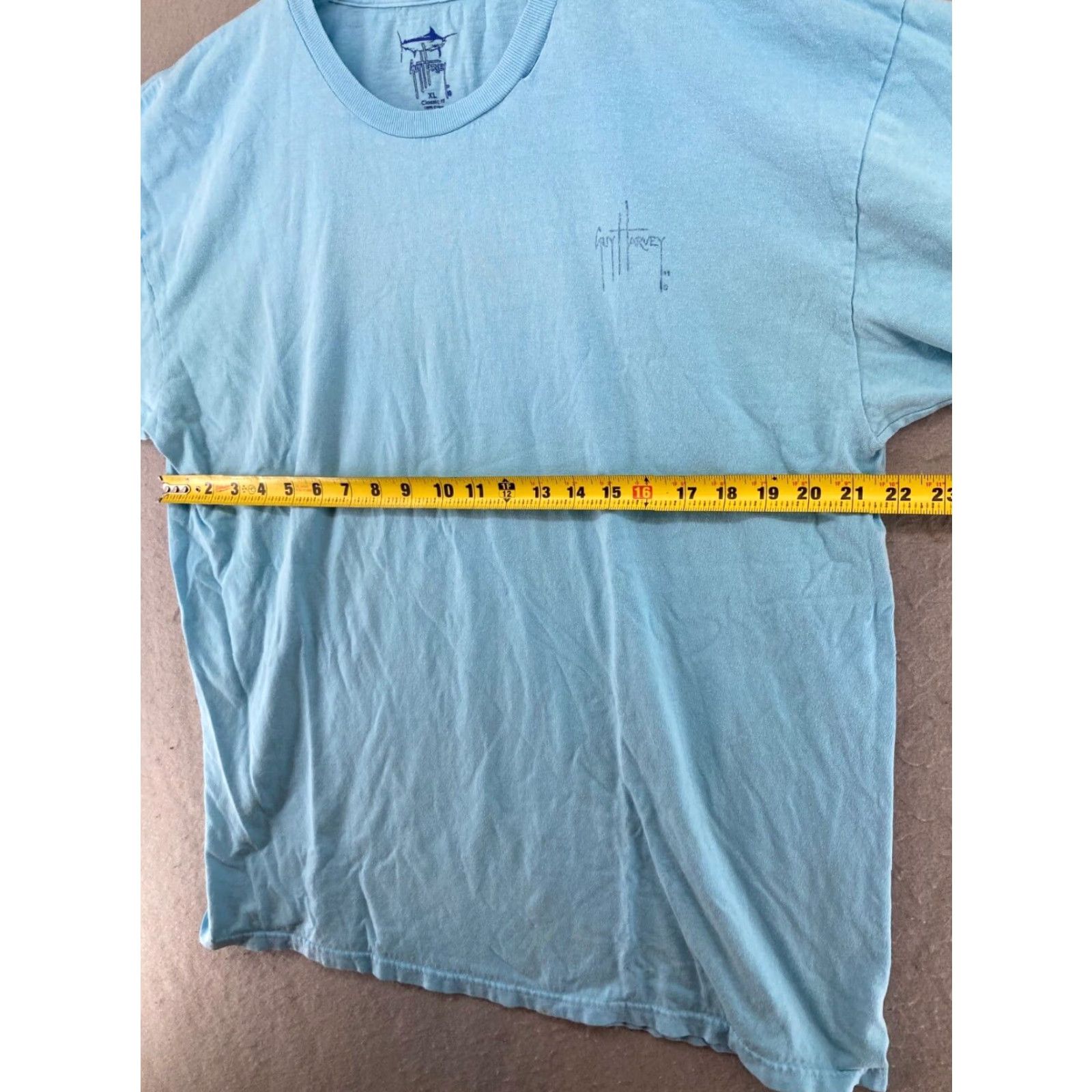 Guy Harvey Guy Harvey T Shirt Mens XL Blue Fish Beach Graphic Print Crew Neck Shirt XL Mens Blue Fisherman Theme 90s (if applicable) Size US XL / EU 56 / 4 - 3 Thumbnail