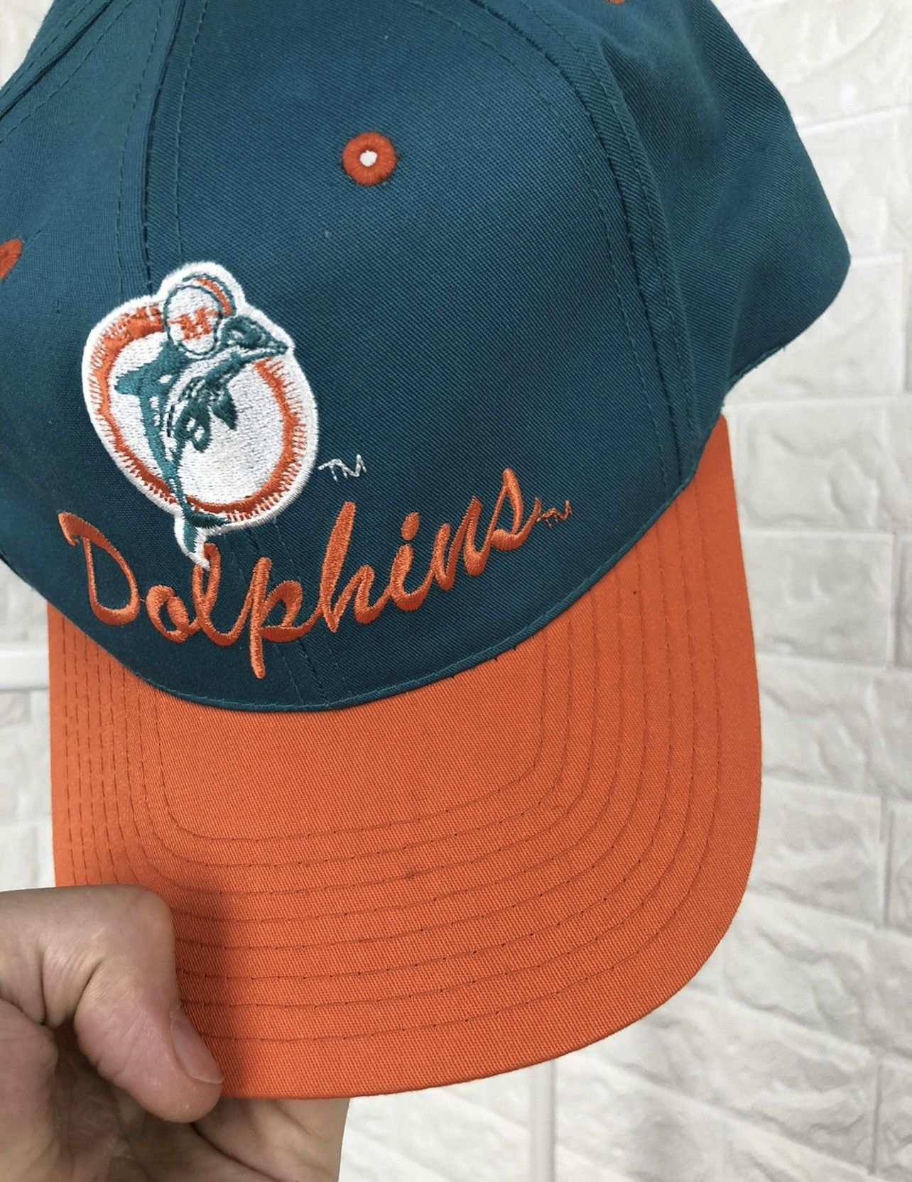 NFL × Vintage Vintage 90s Miami Dolphins Hat Size ONE SIZE - 8 Thumbnail