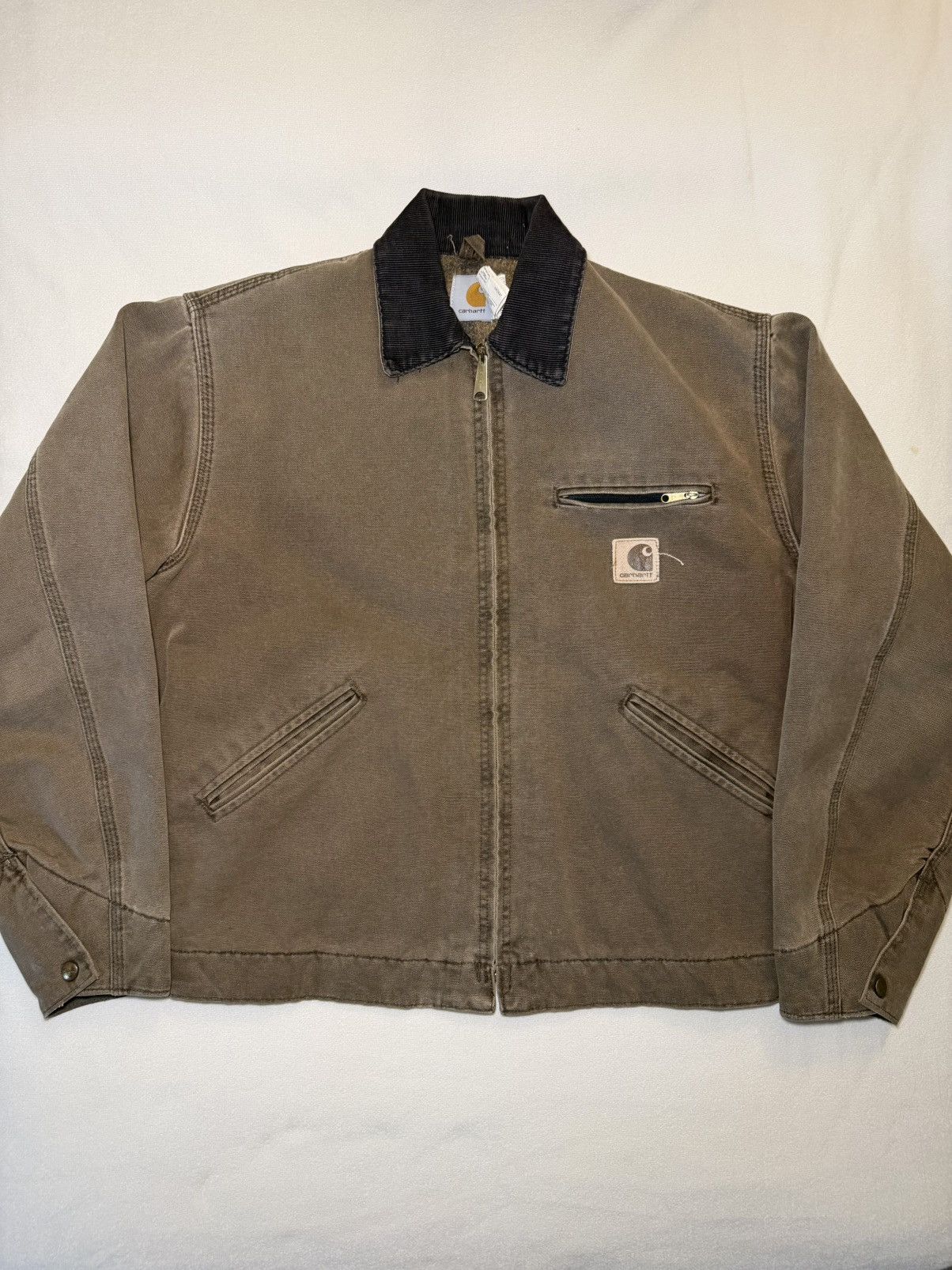 Carhartt Carhartt Detroit Jacket J43 CHT Size US M / EU 48-50 / 2 - 1 Thumbnail