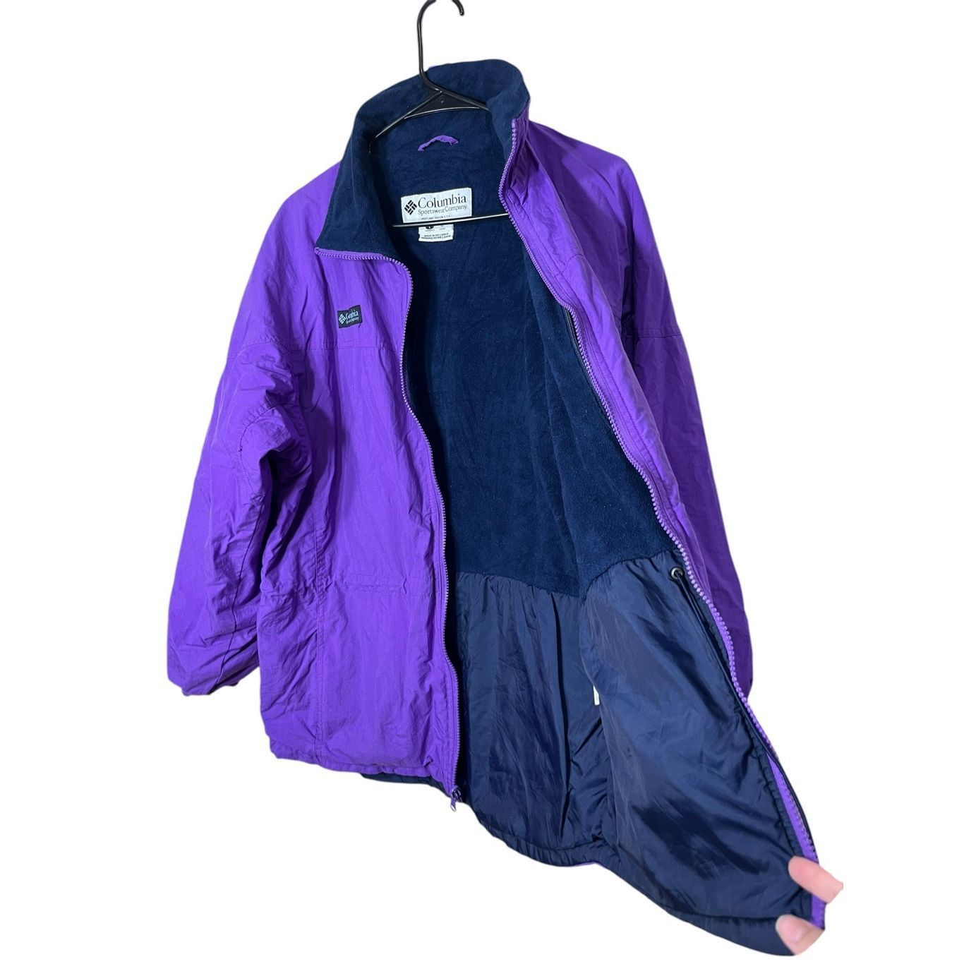 Columbia Vintage Columbia Women’s Purple Jacket Size L Size L / US 10 / IT 46 - 3 Thumbnail