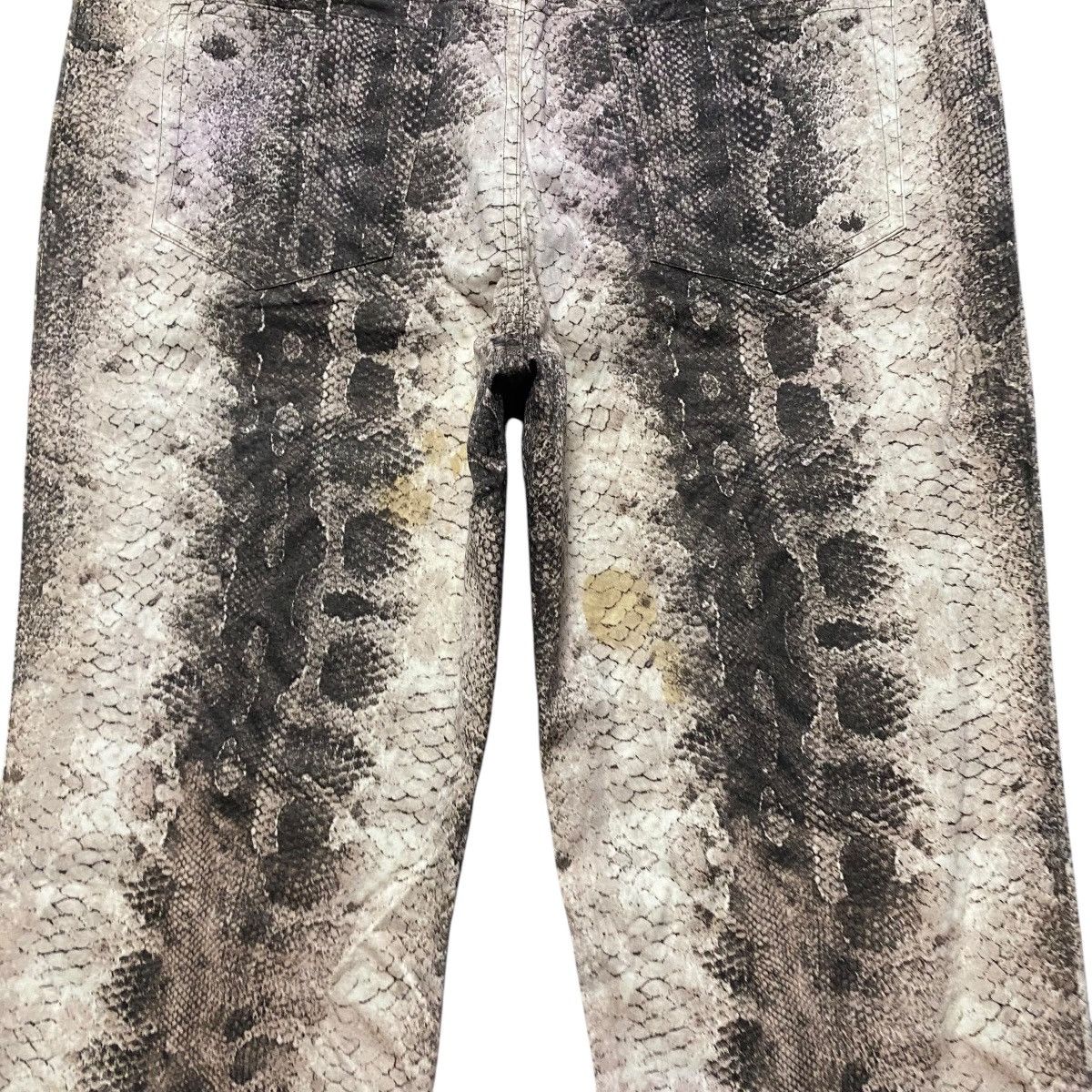 Japanese Brand Japanese Brand SPECCHIO Snake Skin Flare Pants Size 29" - 12 Thumbnail