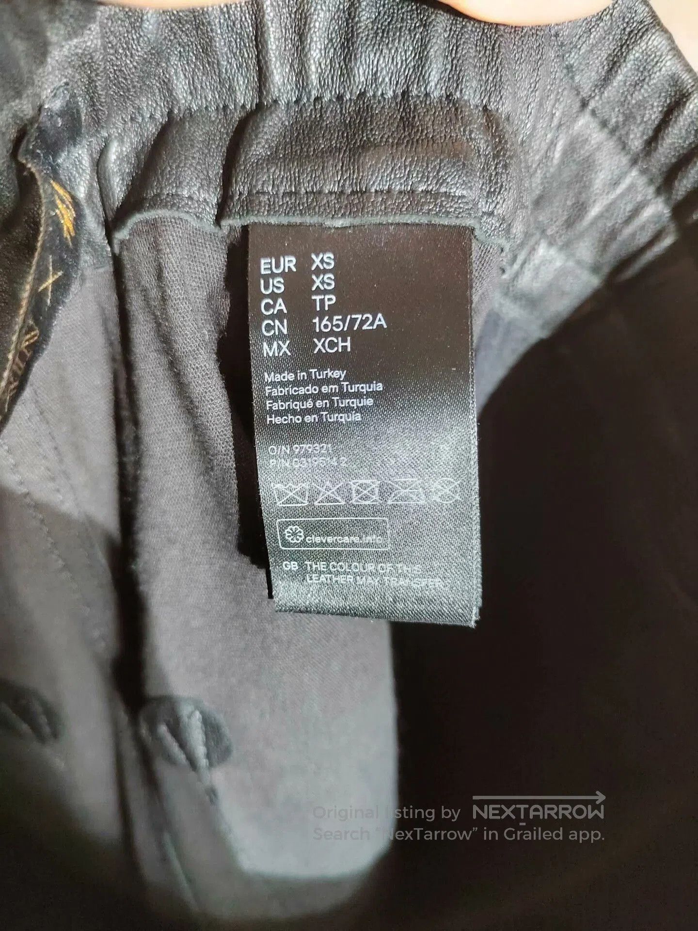 Balmain Balmain Black Leather Pants. Size 22" - 6 Thumbnail