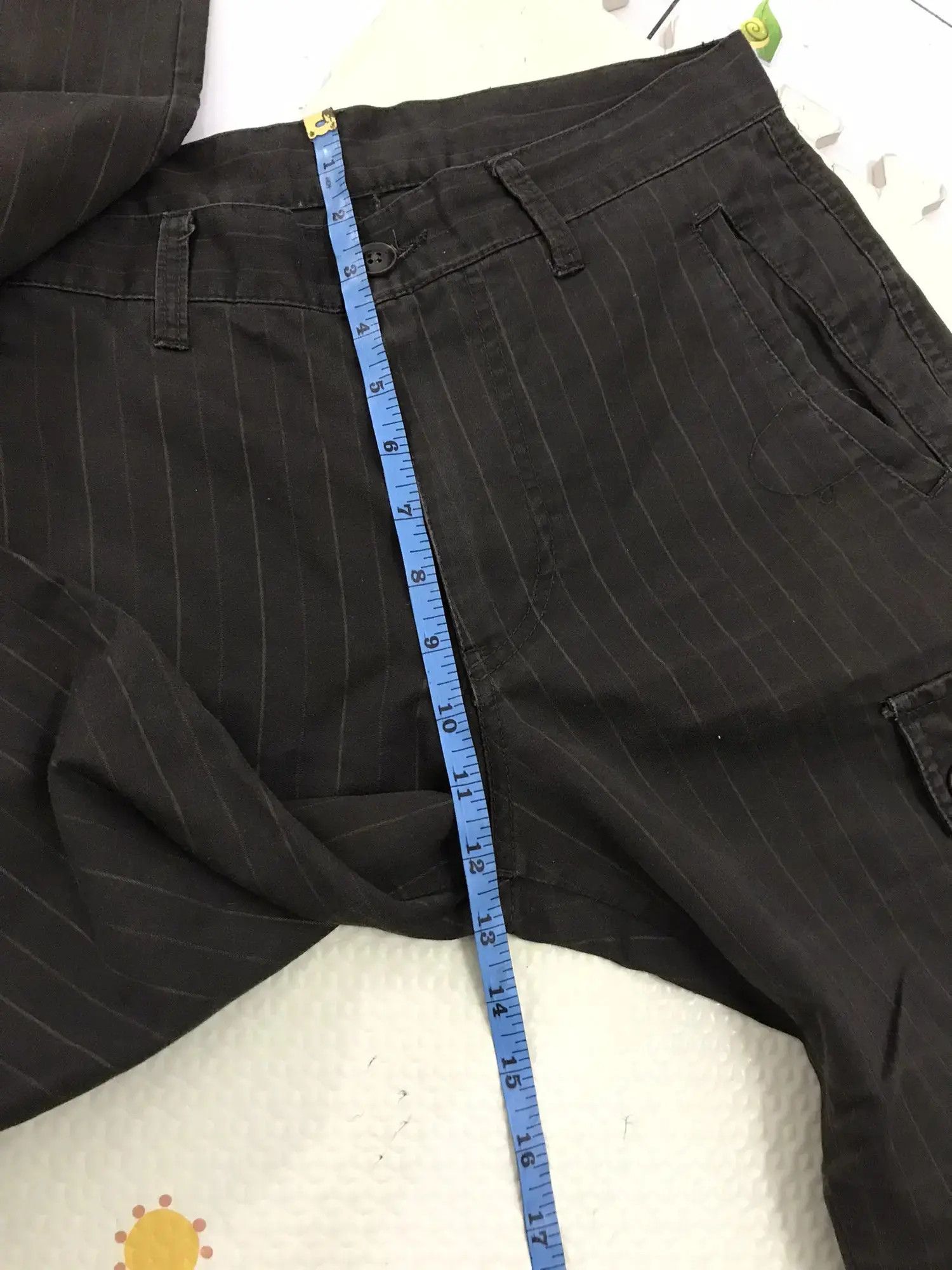 Japanese Brand Takeo Pinstripe fatigue cargo pants Size US 32 / EU 48 - 8 Thumbnail
