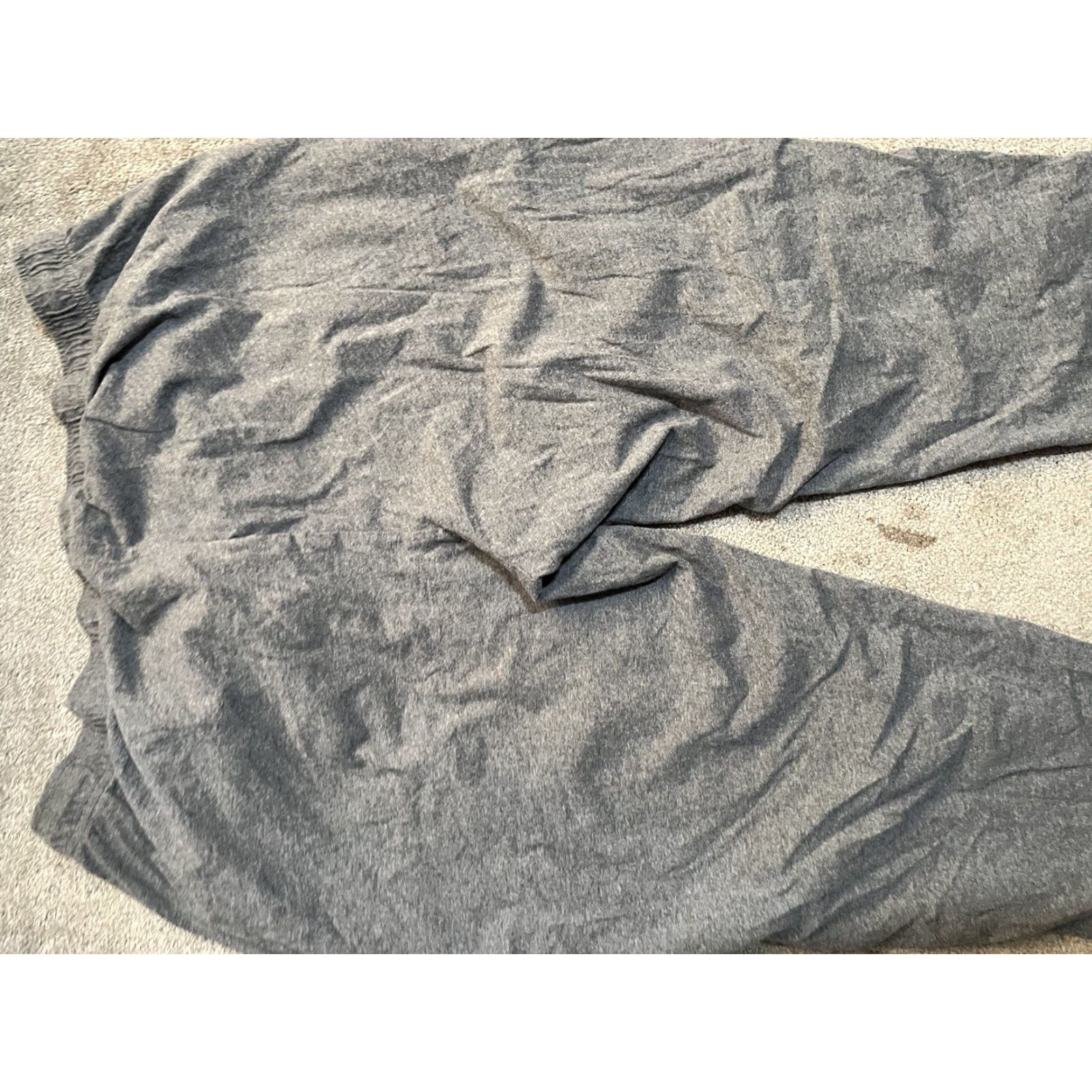 Lands' End Lands' End Jogger Sweatpants Mens Size XL 2XL Gray Fleece Cotton Blend 100% Polyester Athletic Regular Pants Size US 39 - 4 Thumbnail