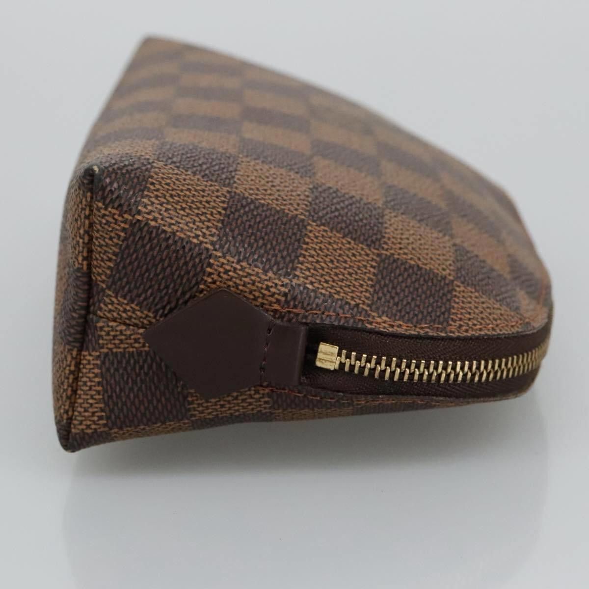 Louis Vuitton Louis Vuitton Damier Ebene Cosmetic Pouch CA1021 Size ONE SIZE - 4 Thumbnail