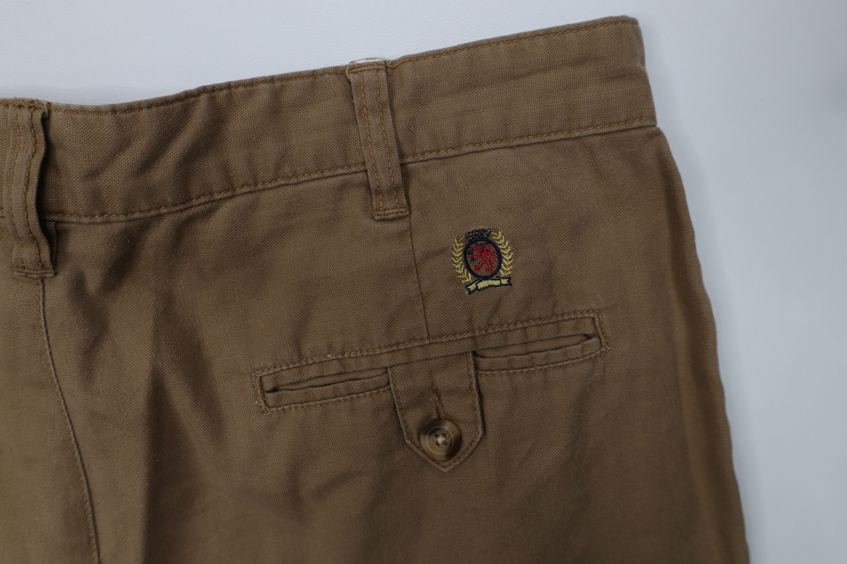 Tommy Hilfiger Vintage 90s Tommy Hilfiger Blend Knit Wide Leg Chino Pants Size US 34 / EU 50 - 12 Thumbnail