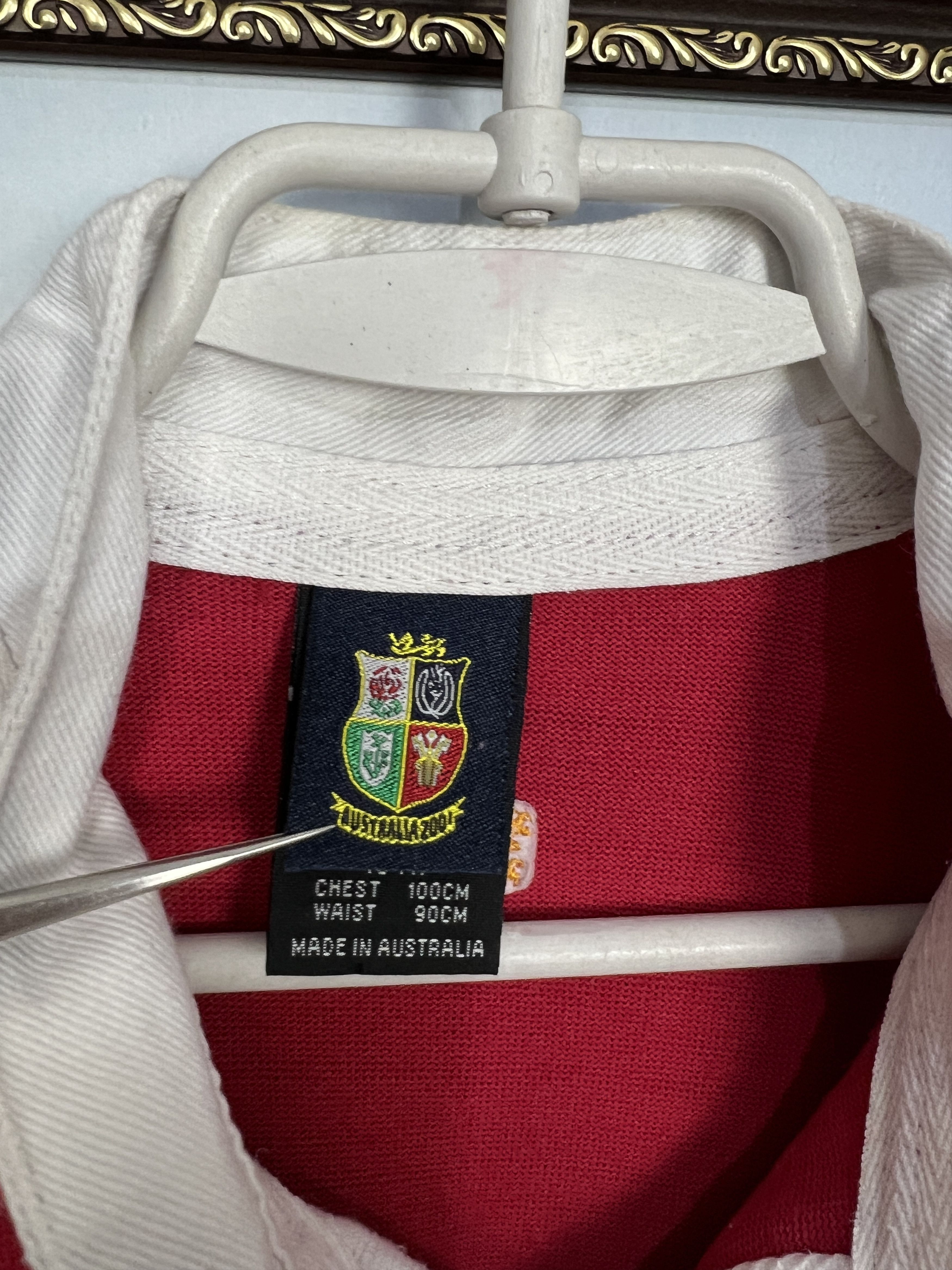 Adidas Vintage British & Irish Lions Rugby Union Shirt Jersey Size US L / EU 52-54 / 3 - 6 Thumbnail