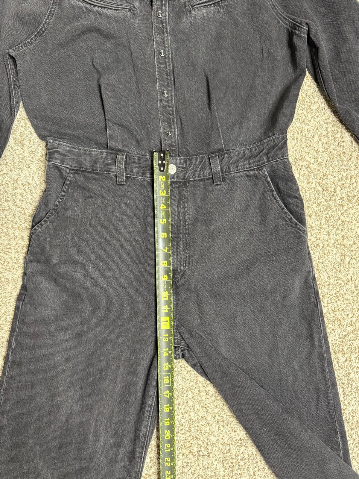 Levi's Levi's Rinoa Wide-Leg Jumpsuit - Black Denim - Size Large Size 34" / US 12 / IT 48 - 6 Thumbnail