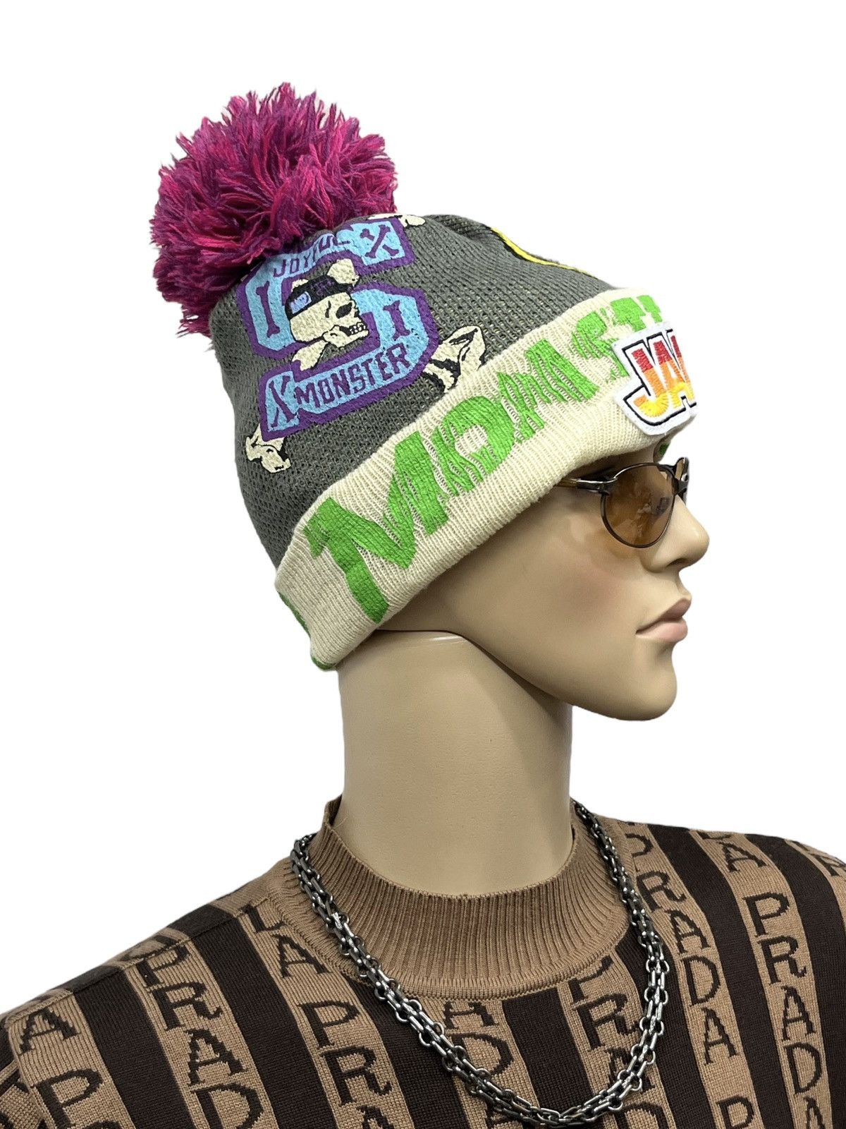 Grand Slam Joyful x Monster Hype Acrylic Beanie JAM's World Vibes Rare Size ONE SIZE - 4 Thumbnail