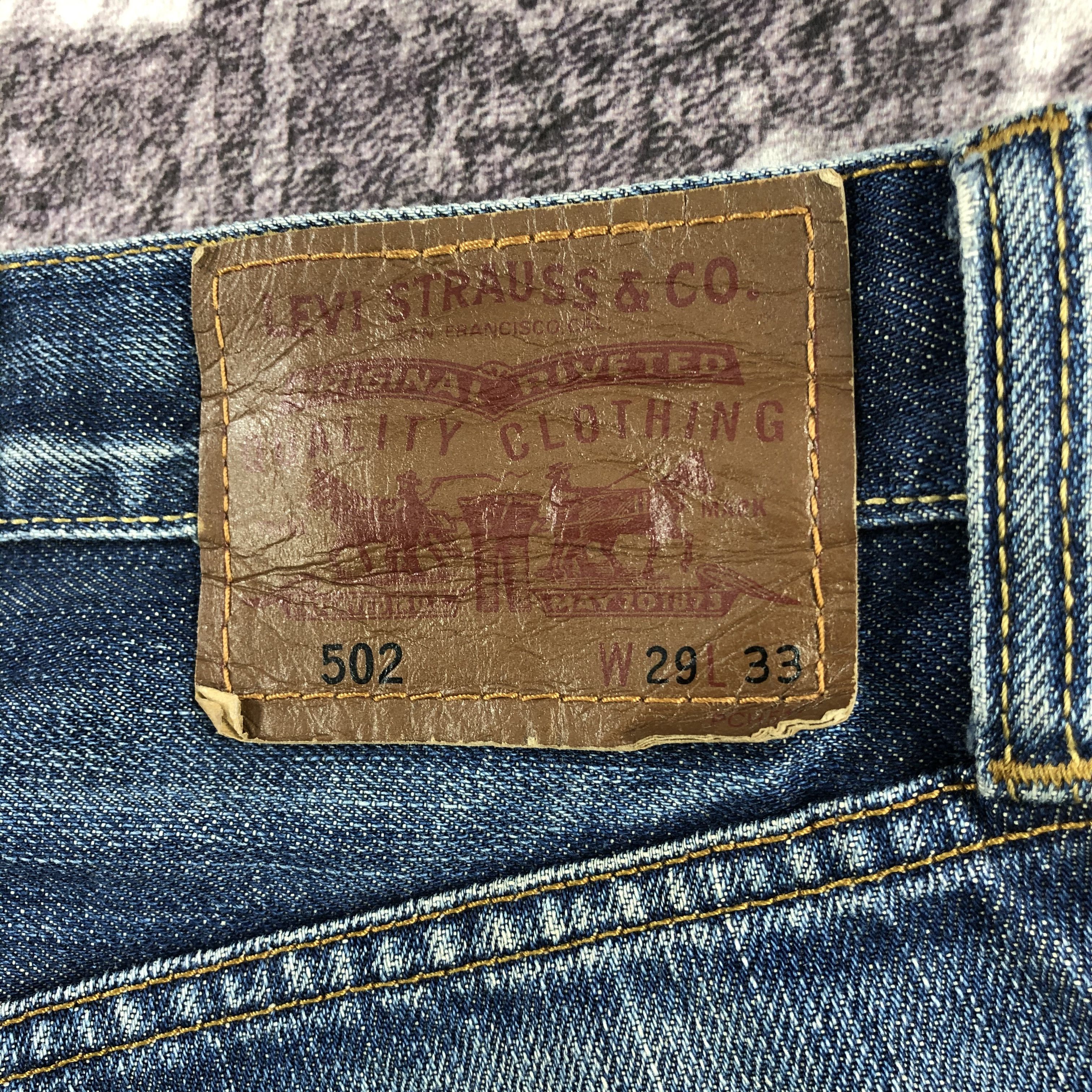 Levi's × Vintage Vintage Blue Wash Levis 502 Jeans-JM2621 Size US 30 / EU 46 - 5 Thumbnail