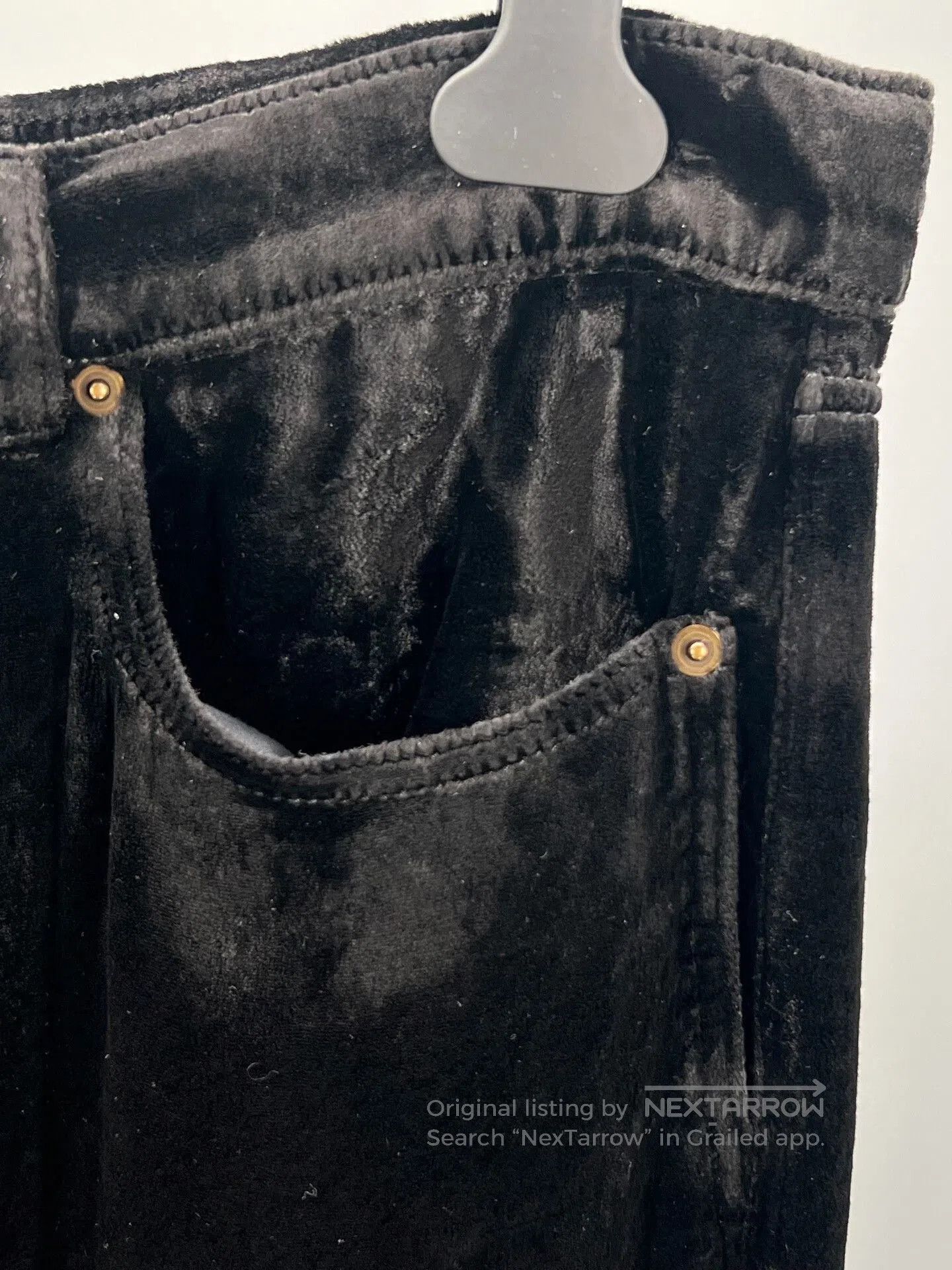 Yves Saint Laurent black silk blend casual pants for men. Size US 33 - 2 Thumbnail