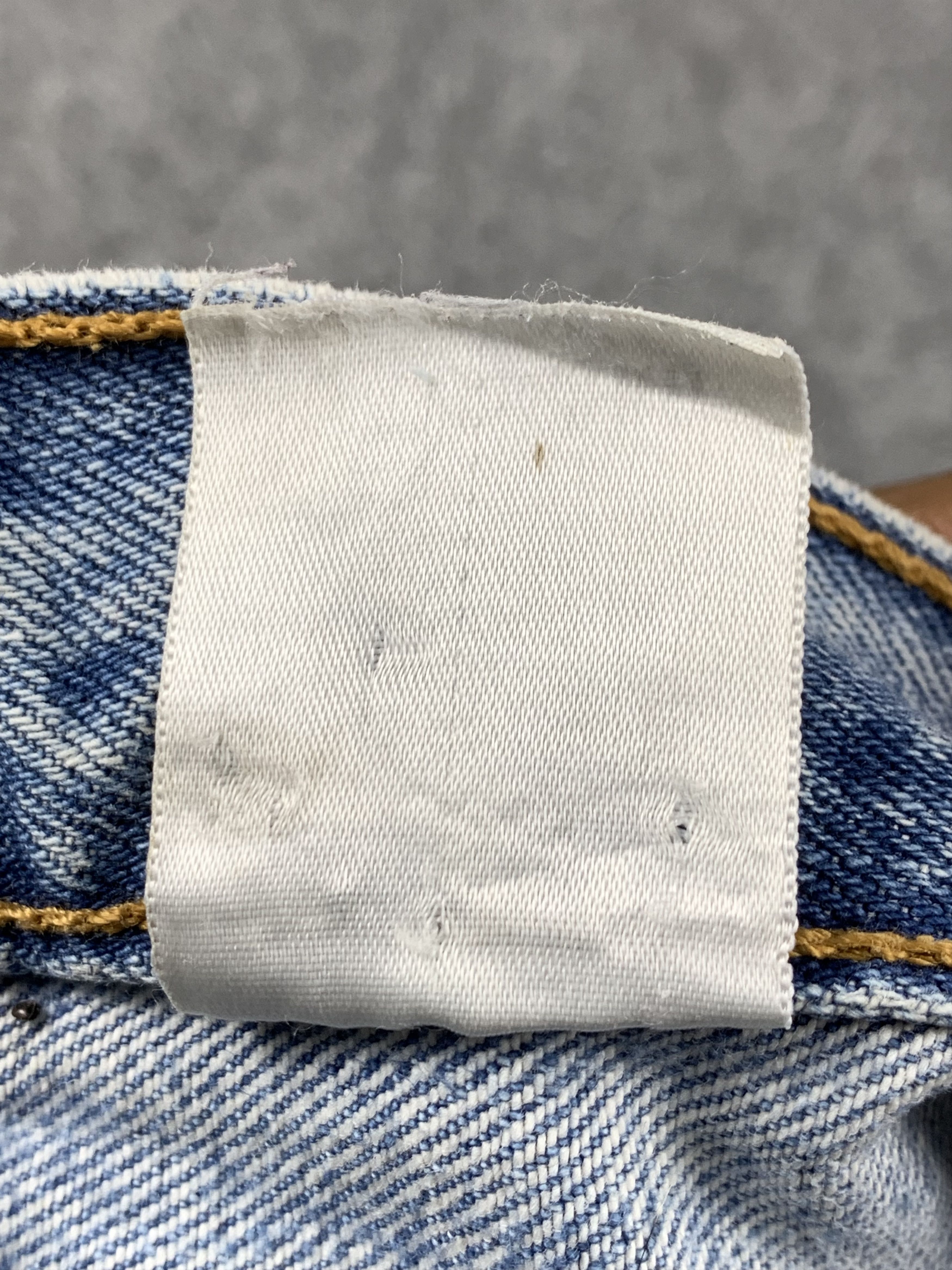 Levi's Vintage Levis 501 Splatter Paint Faded Blue Jeans DP2000 Size US 34 / EU 50 - 6 Thumbnail