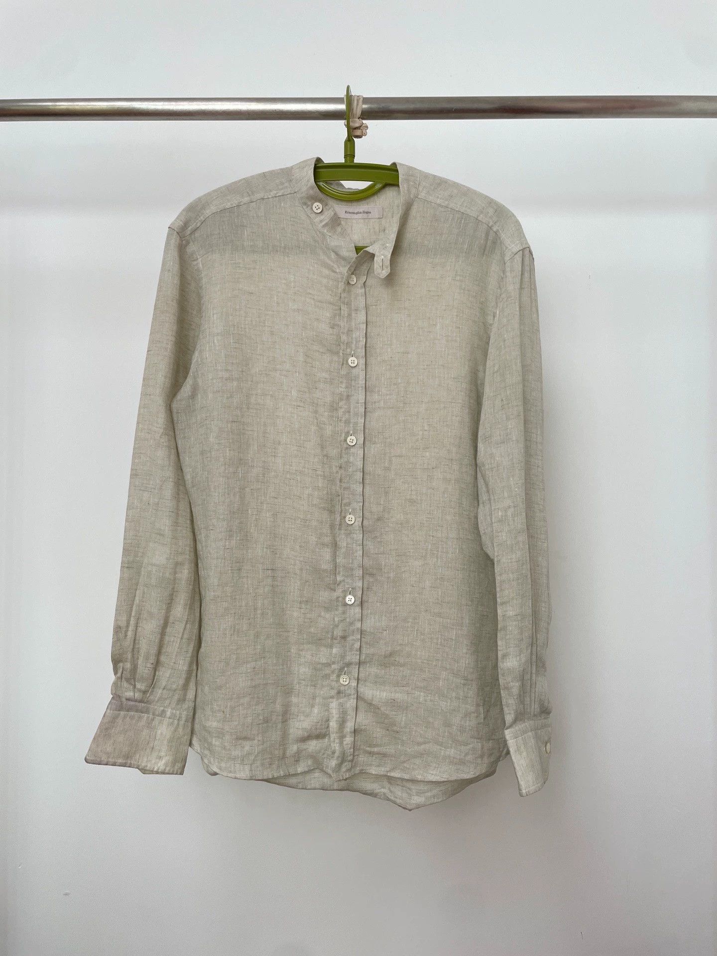 Ermenegildo Zegna Zegna Linen Shirt Old Money Never Worn Size US S / EU 44-46 / 1 - 1 Thumbnail