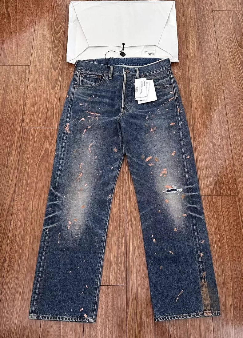 Visvim VISVIM Social Sculpture Damaged Denim Pants Size US 34 / EU 50 - 1 Thumbnail
