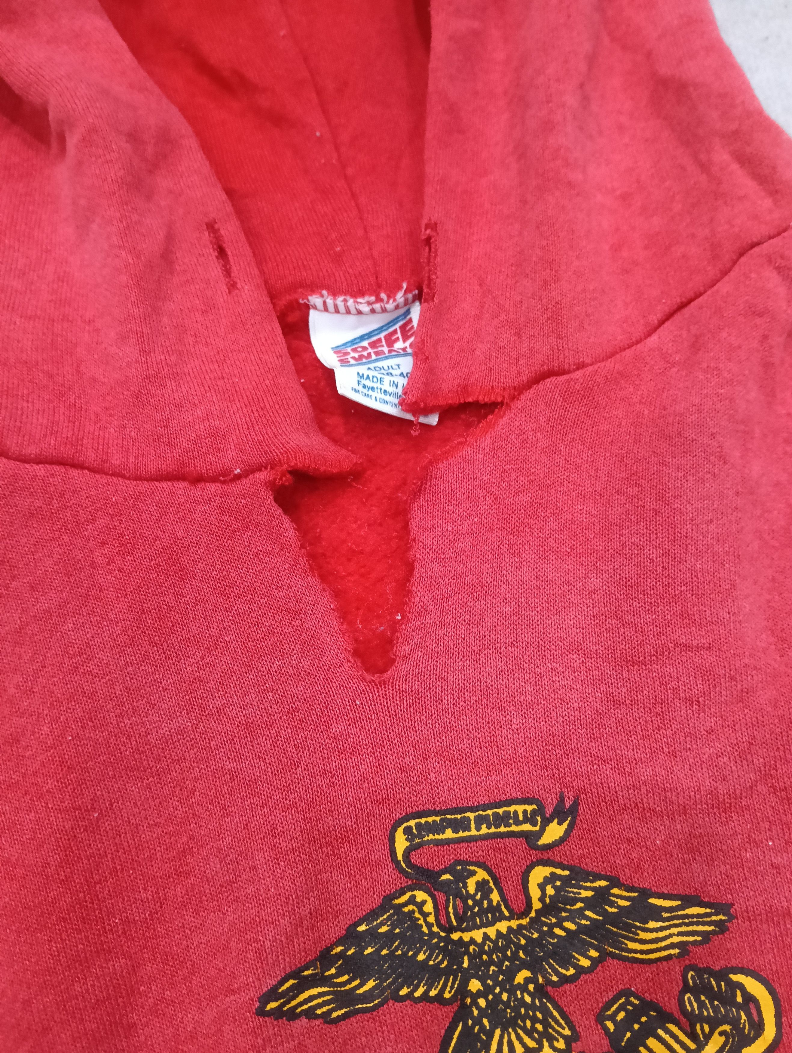 Vintage Vintage 80s USMC Hoodie Size US M / EU 48-50 / 2 - 9 Thumbnail