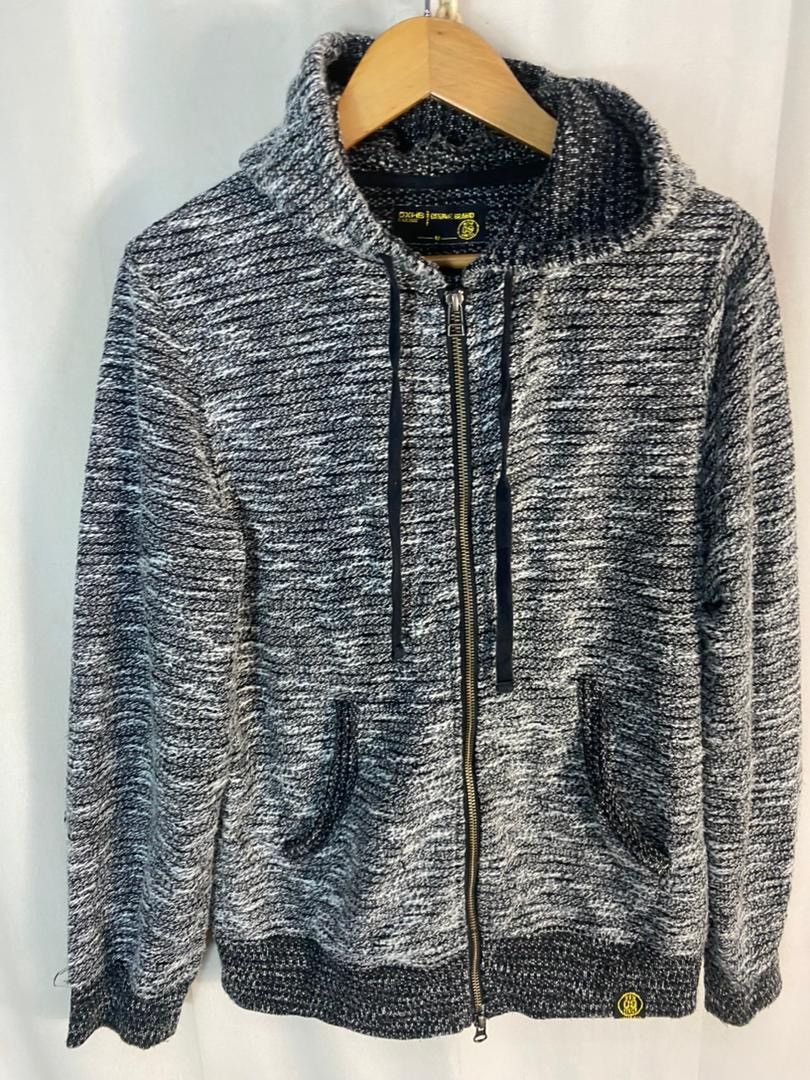 Japanese Brand Unisex🔥Oxhb knit zipper hoodie Size US M / EU 48-50 / 2 - 2 Thumbnail