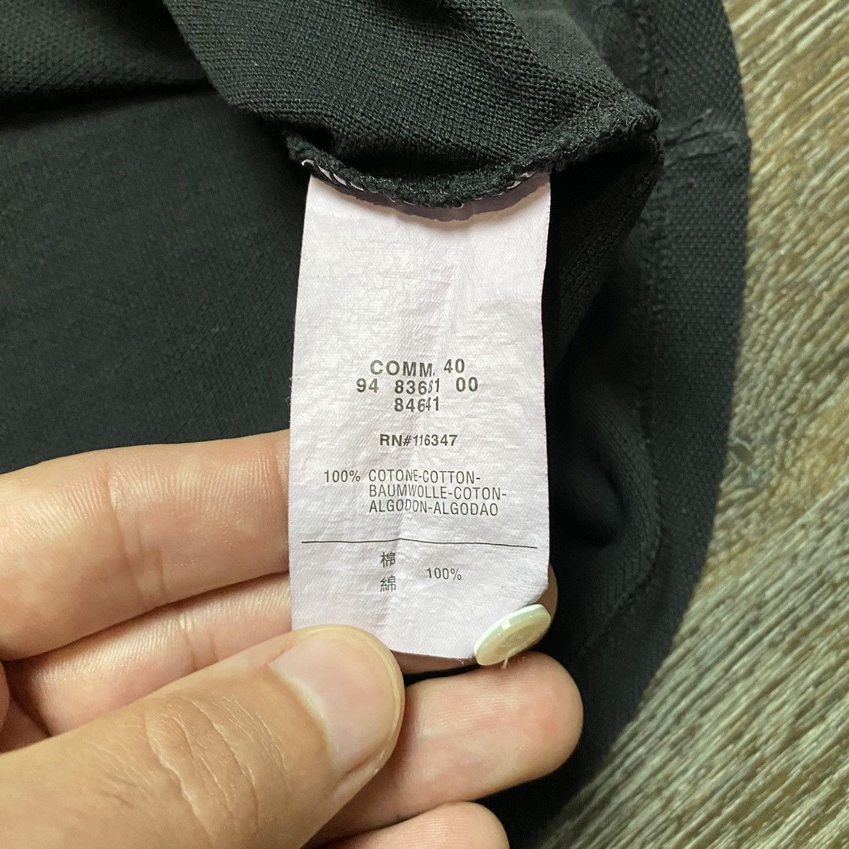 Moncler Moncler Polo Shirt Tee Black Big Logo Women size M/L rare Size L / US 10 / IT 46 - 5 Thumbnail