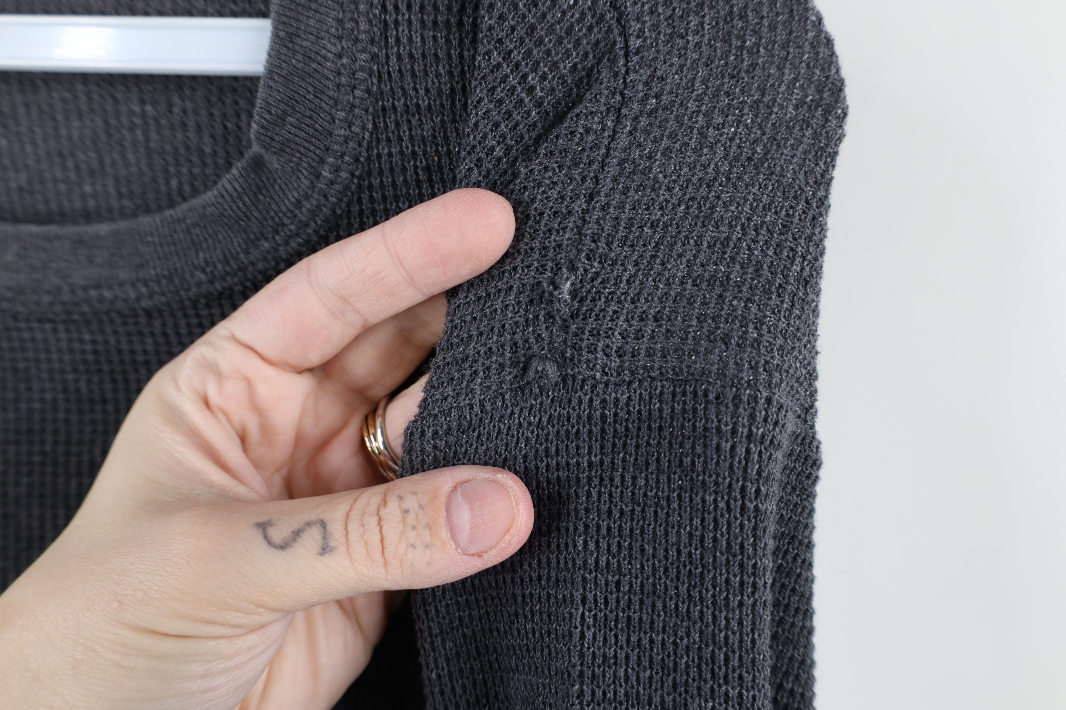 Vintage Vintage 90s Streetwear Long Sleeve Thermal Knit T-Shirt USA Size US XL / EU 56 / 4 - 5 Thumbnail