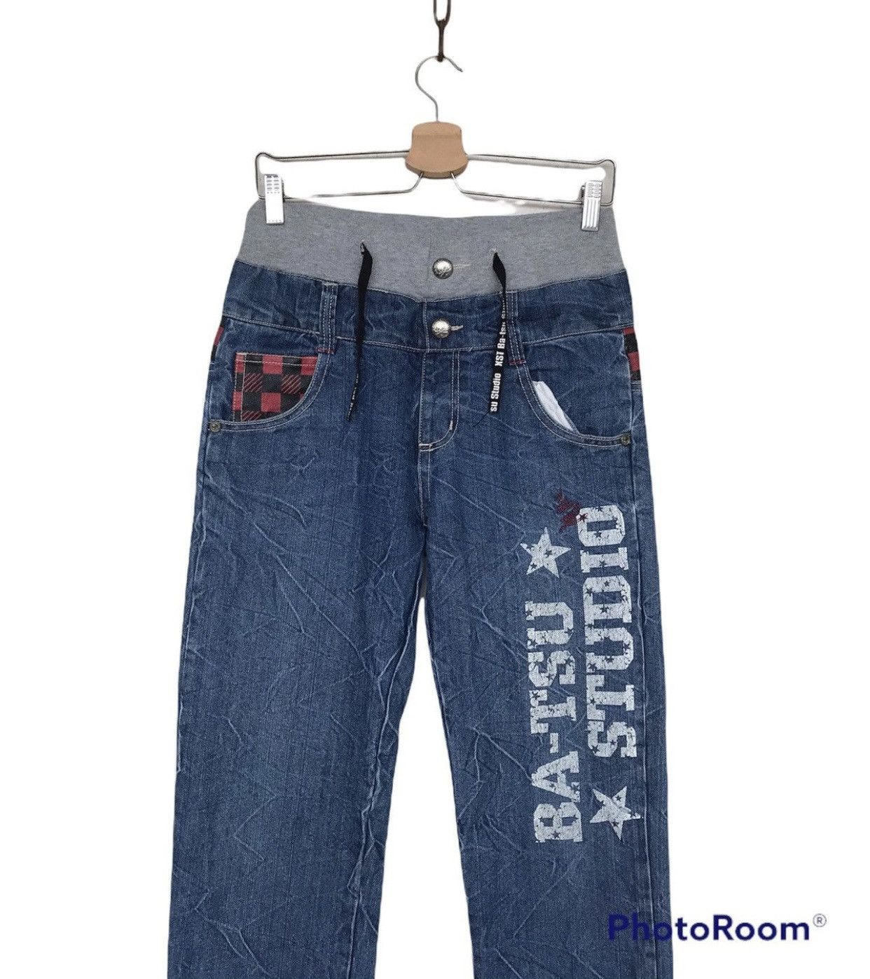 Japanese Brand Vintage Ba-tsu Studio Denim Pant Size 29" - 2 Thumbnail