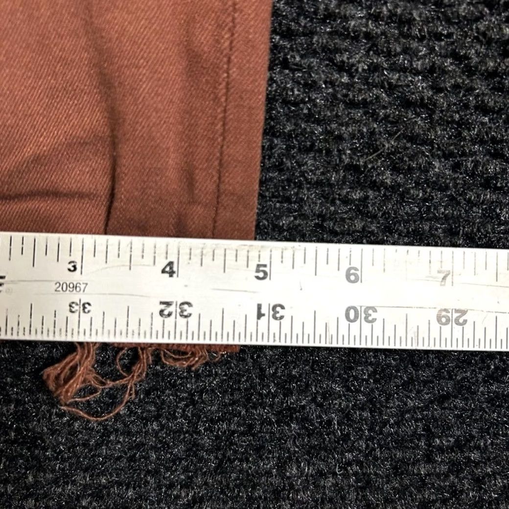 Vintage AG Adriano Goldschmied Legging Super Skinny Ankle Brown Mid Rise Pants Women 25R Size 42" / US 20 - 7 Thumbnail