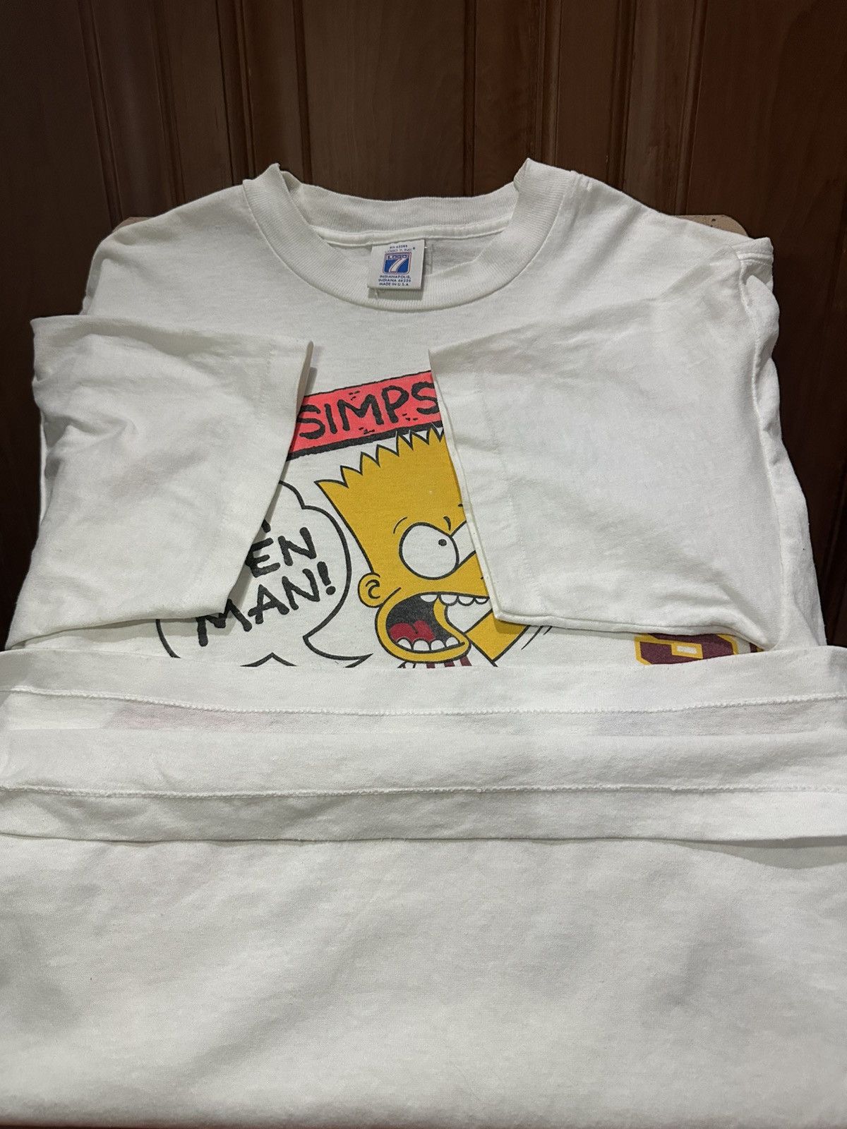 The Simpsons 1990 Bart Simpson Redskins Washington Size US M / EU 48-50 / 2 - 4 Thumbnail