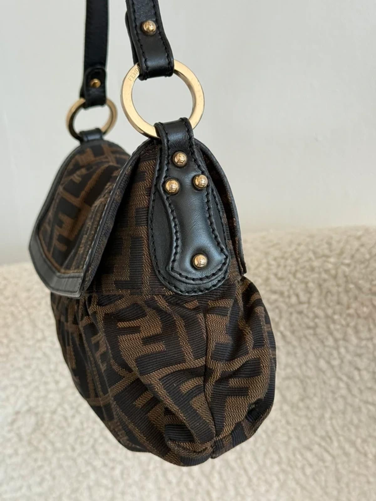 Fendi Fendi Zucca Chef Hobo – Small Size ONE SIZE - 9 Thumbnail