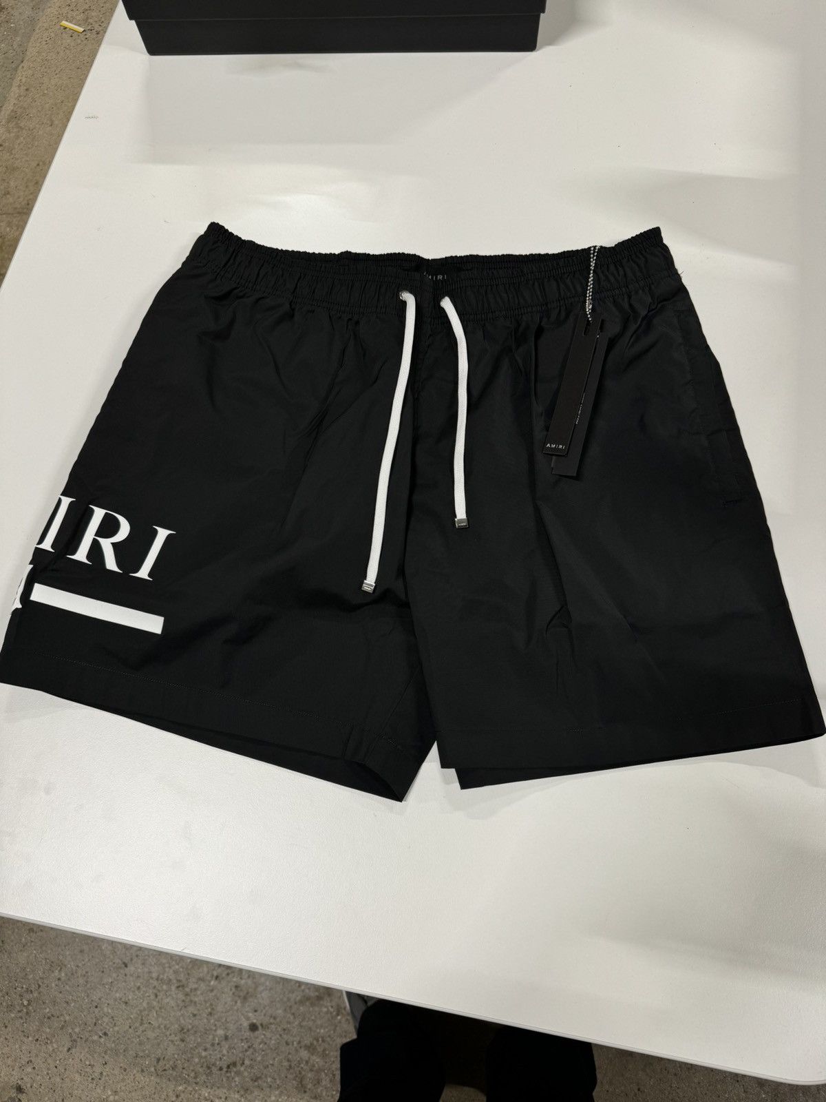 Amiri Amiri Bar Logo Swim Shorts NEW 550$ Size US 38 / EU 54 - 1 Thumbnail