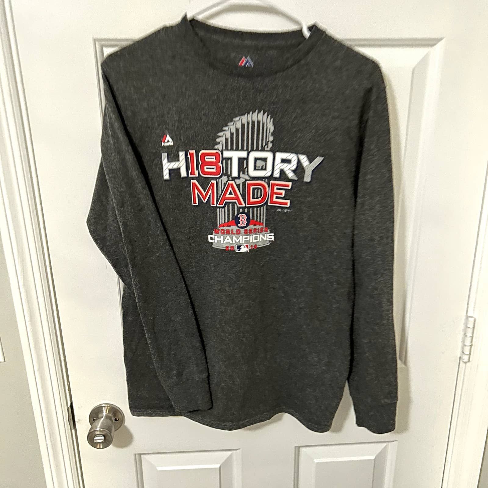 Majestic H18tory Made Boston Red Sox 2018 World Series Champions T