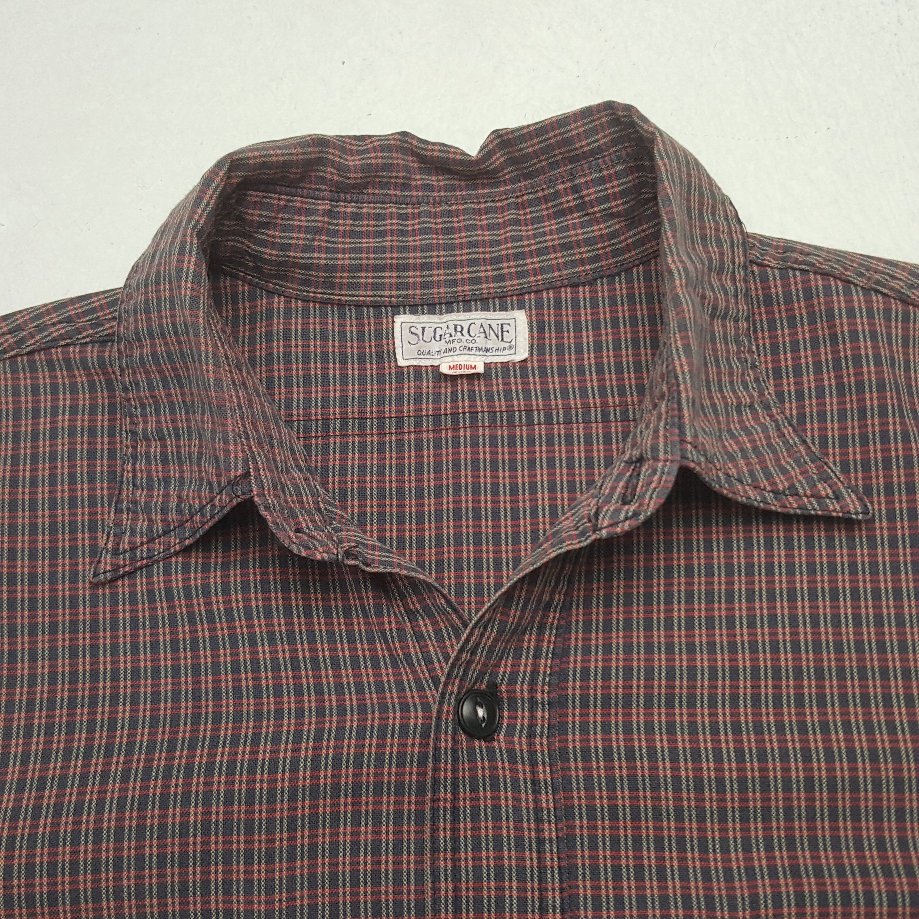 Sugar Cane Vintage Sugar Cane American Work Shirt Button Up RR16 Size US L / EU 52-54 / 3 - 4 Thumbnail
