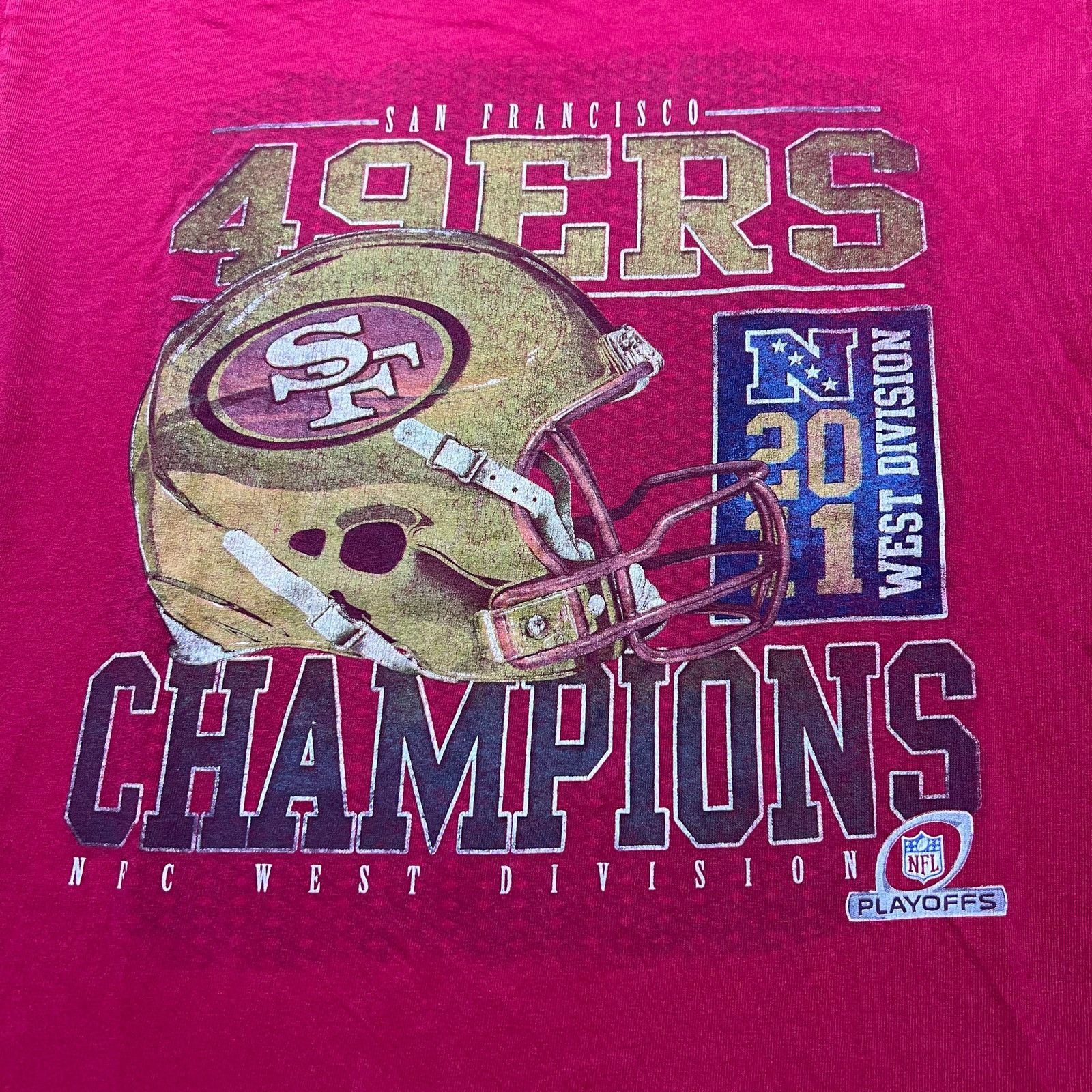 Gildan Vintage San Francisco XL 49ers NFC Champions Red Sz M Y2K Size US M / EU 48-50 / 2 - 2 Thumbnail
