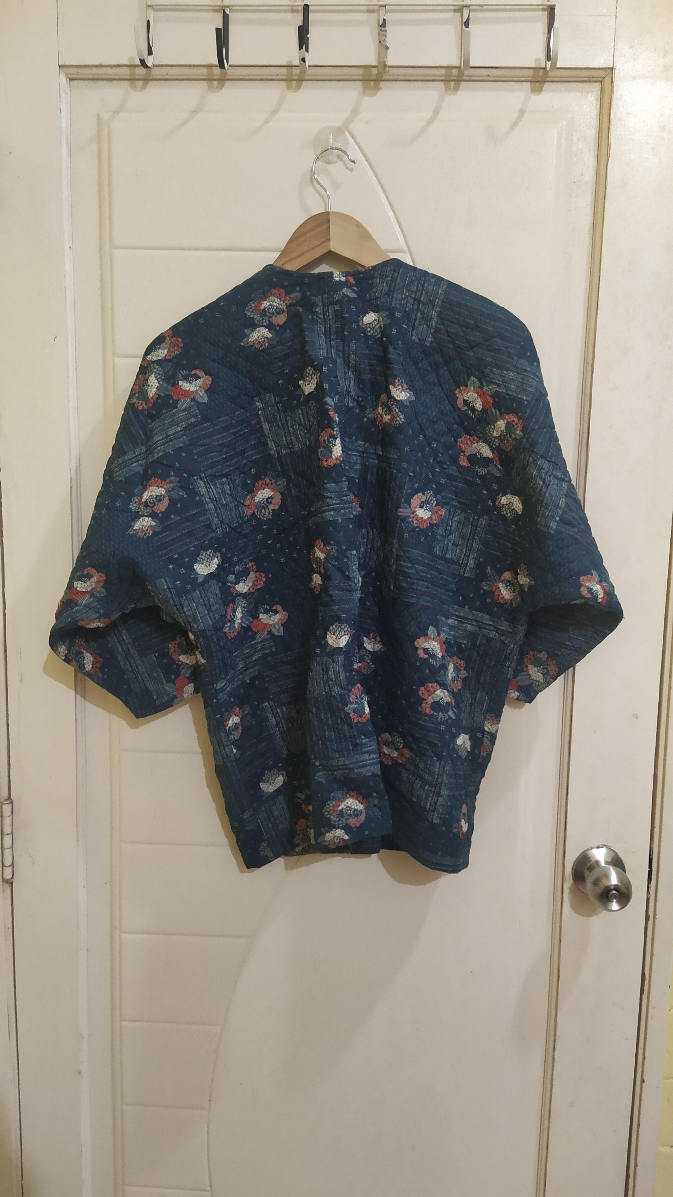Komono Kimono Flora Graphic Japan vintage Size US M / EU 48-50 / 2 - 2 Thumbnail