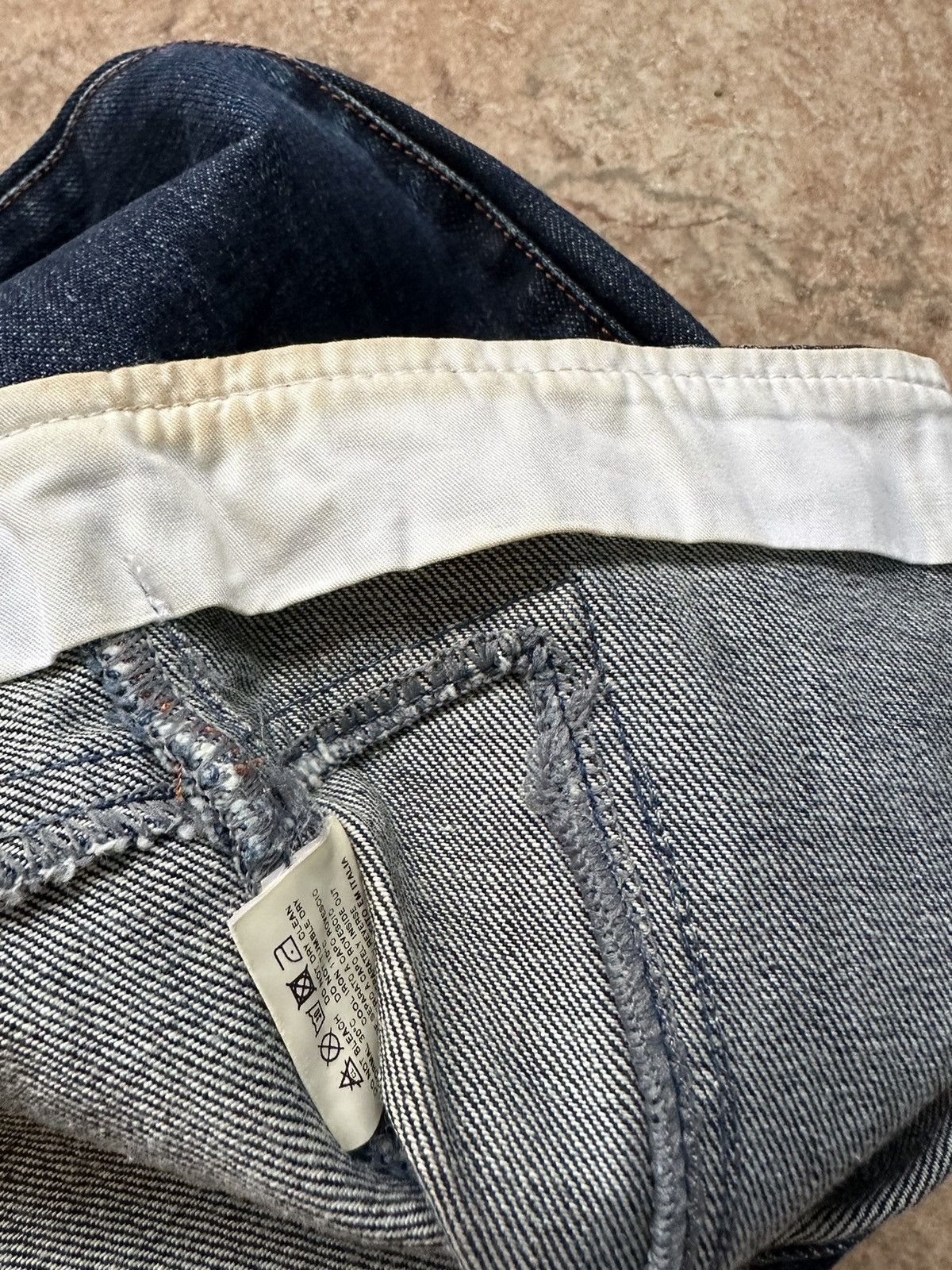 Jean Paul Gaultier JPG high waisted bondage jeans Size 24" / US 00 / IT 34 - 14 Thumbnail