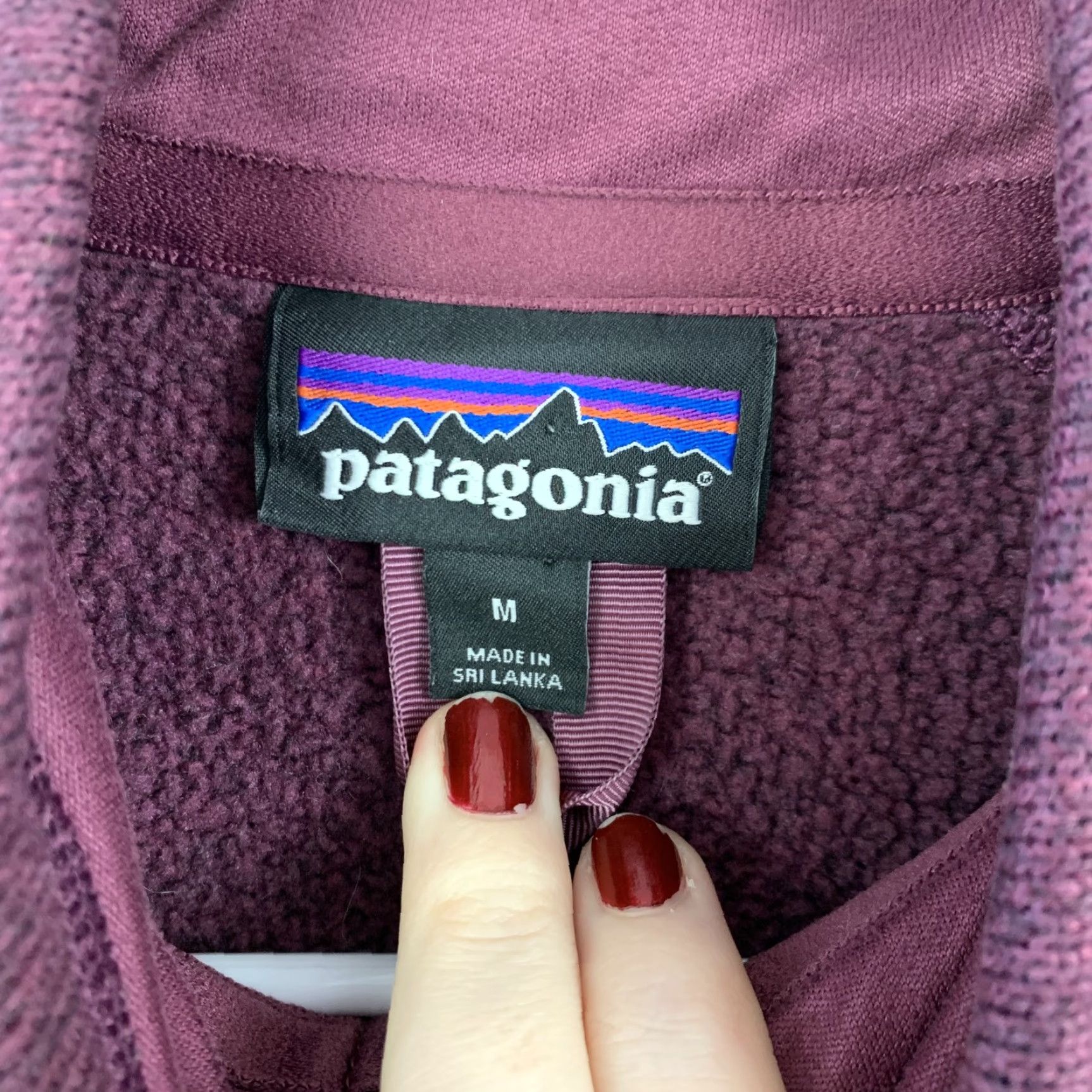 Patagonia Patagonia Women’s Better Sweater 1/4 Zip Fleece Jacket Maroon Purple M Size M / US 6-8 / IT 42-44 - 5 Thumbnail