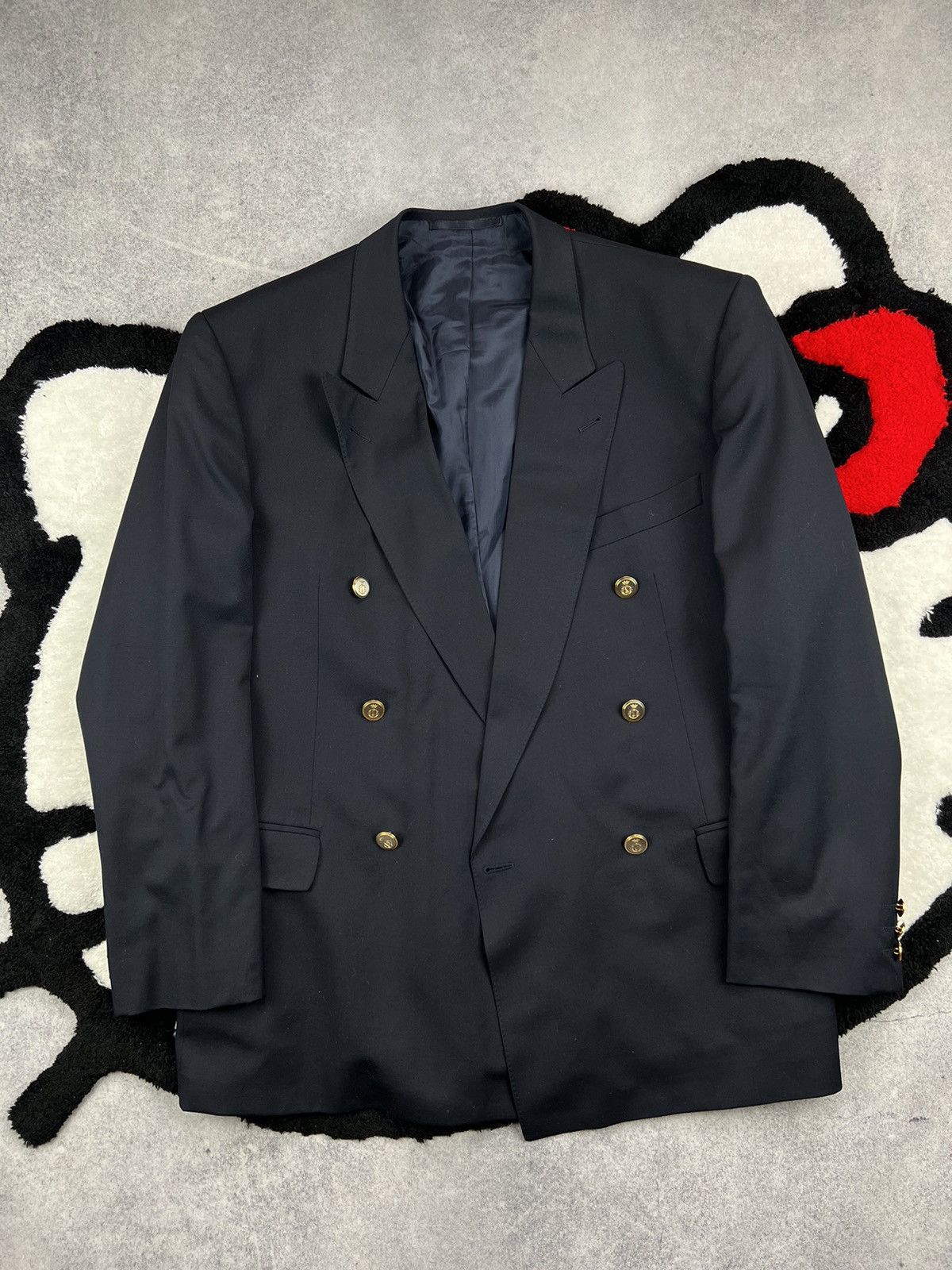 Loro Piana Ing Loro Piana Italy Wool Luxury Buisness Old Money Blazer Size 50R - 1 Thumbnail