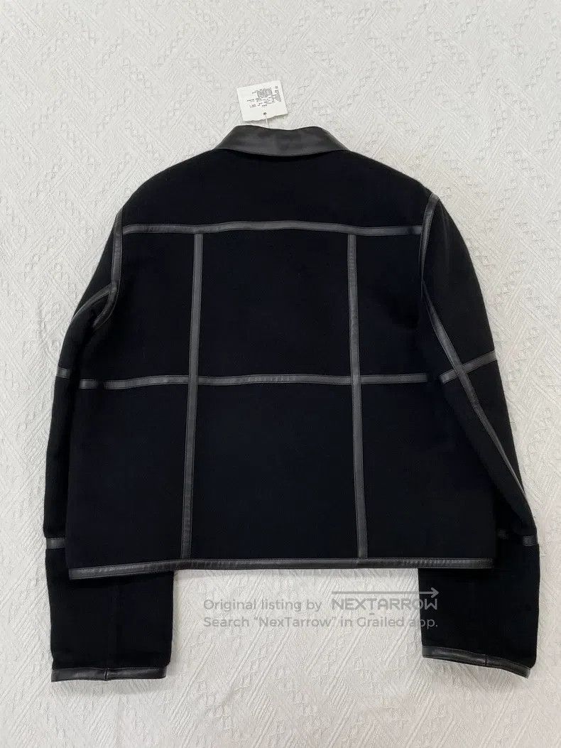 Hermes Hermes Black Cashmere Patch Leather Jacket Size M / US 6-8 / IT 42-44 - 2 Thumbnail