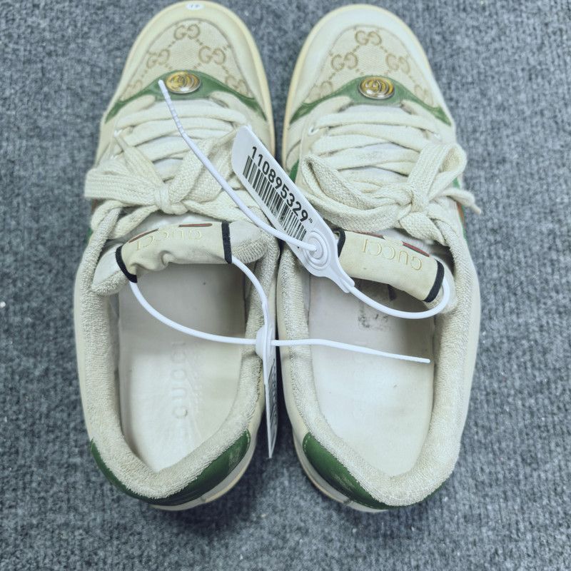 Gucci Gucci Screener Vintage Sneakers in Green and Beige - Size US 8 / EU 41 - 6 Thumbnail