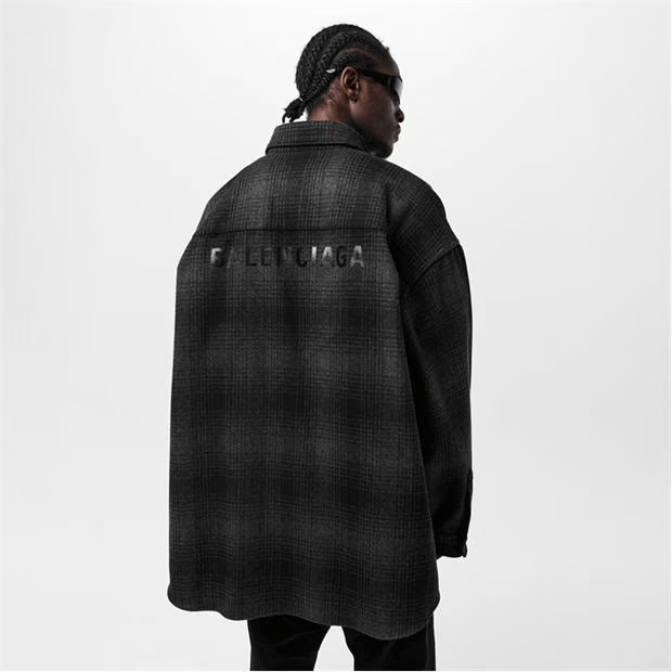 Balenciaga Oversize Check Shirt Size US M / EU 48-50 / 2 - 4 Thumbnail