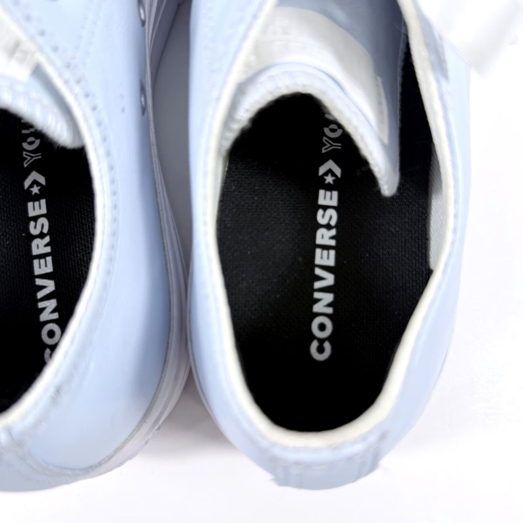 Converse Converse Platform Wedding Sneakers Women Blue/White Leather Low Top - 8, White, Leather, Sneakers, Platform, Wedding, Converse, Women, US8, EU39 Size M / US 6-8 / IT 42-44 - 7 Thumbnail