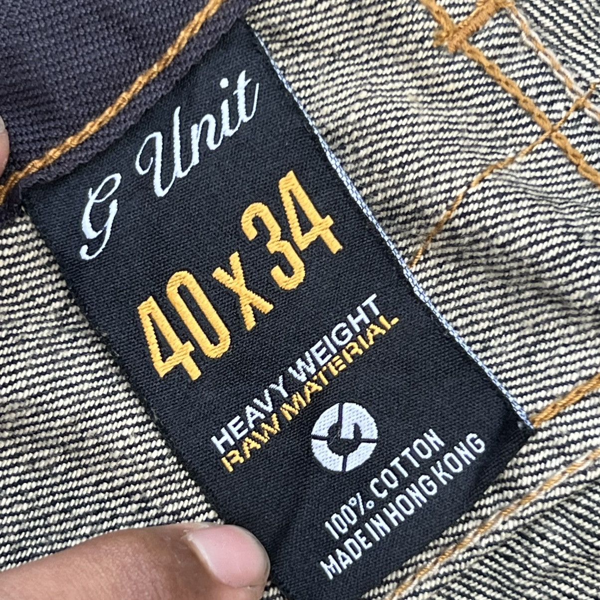 G-Unit “y2k style” VINTAGE G-UNIT 50 CENT HEAVY BAGGY JEANS Size US 40 / EU 56 - 8 Thumbnail