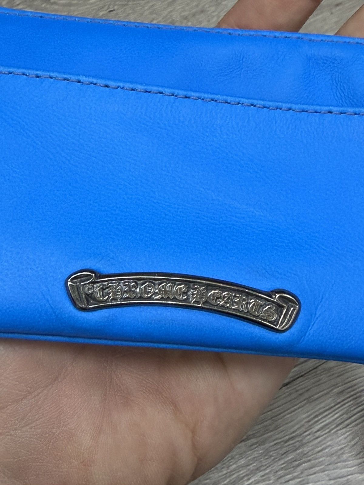 Chrome Hearts Chrome Hearts Blue Cross Patch Wallet With Lanyard Size ONE SIZE - 5 Thumbnail